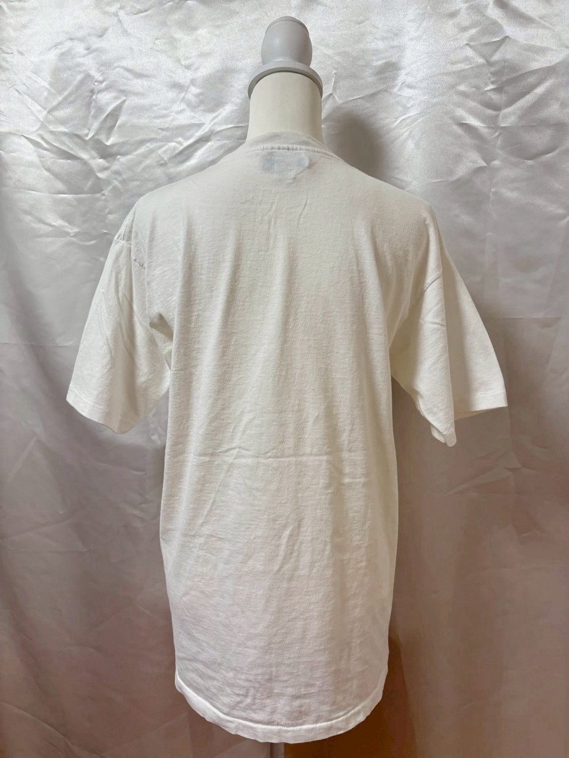 Vintage 1990s Teddy Bear Graphic T shirt Plaid Heart Made in USA SizeM Kawaii