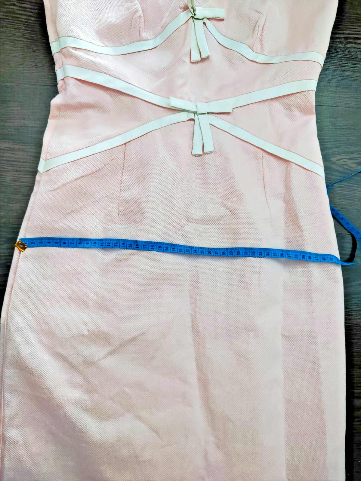 Y2K Laundry Shelli Segal 2000s Pink Cotton Corset Dress 8 USA NWOT