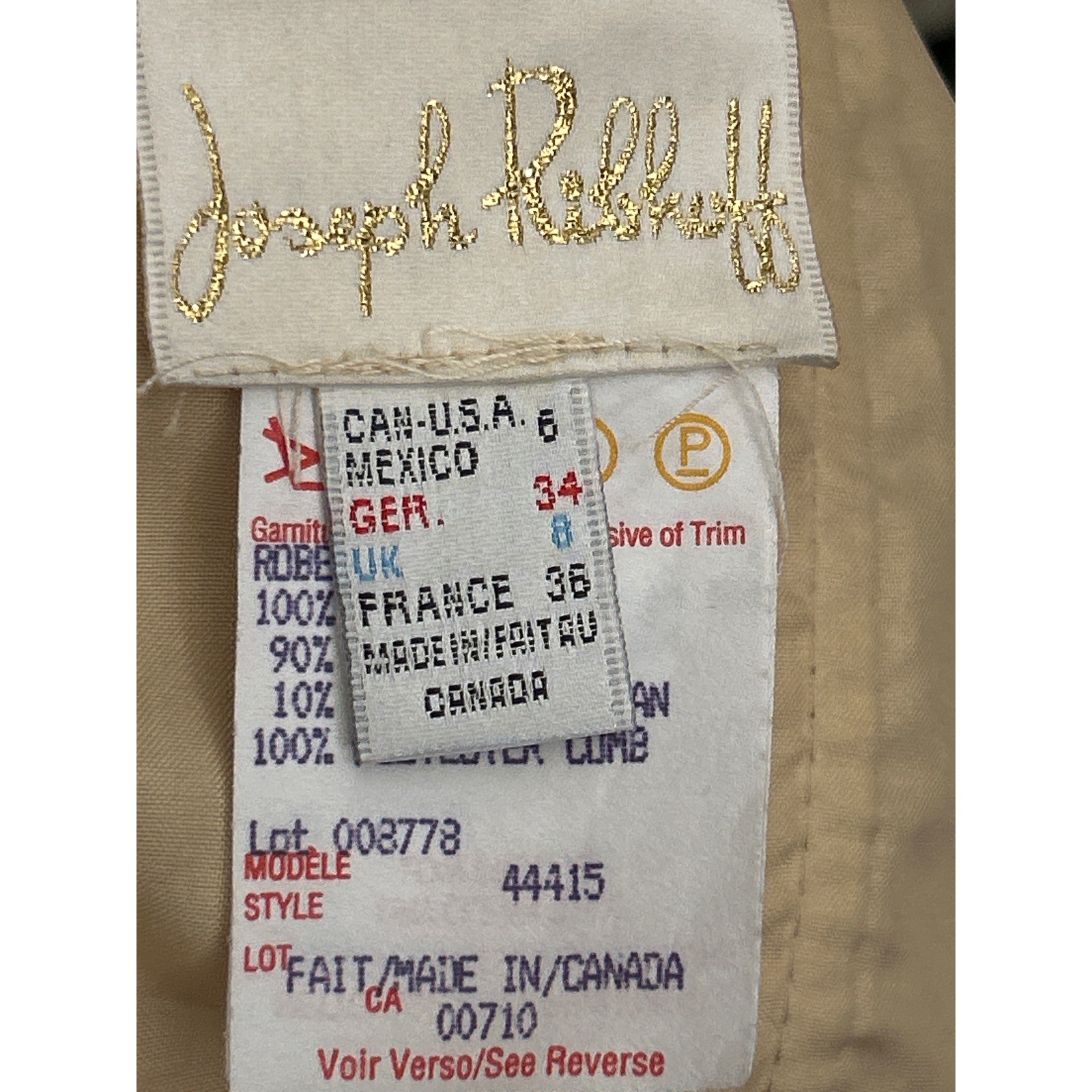 Vintage Joseph Ribkoff Evening Gown Old Hollywood Regencycore Grecian Glamour
