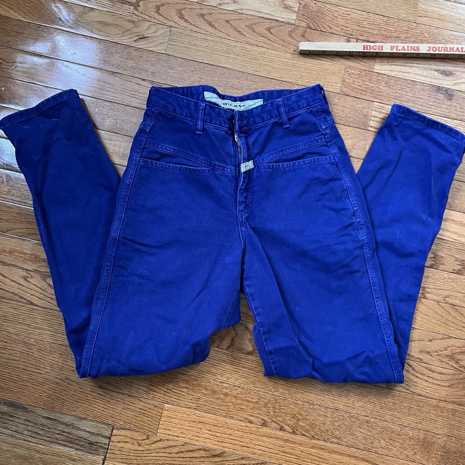 VTG Rare 90s Women’s Marithe Francois Girbaud Jeans Size 7/8 Purple/blue