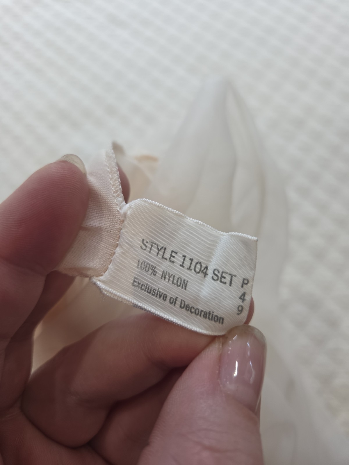 60s Gossard Artemis Butter Cream Nylon Chiffon Sheer Swing Nightgown Chemise