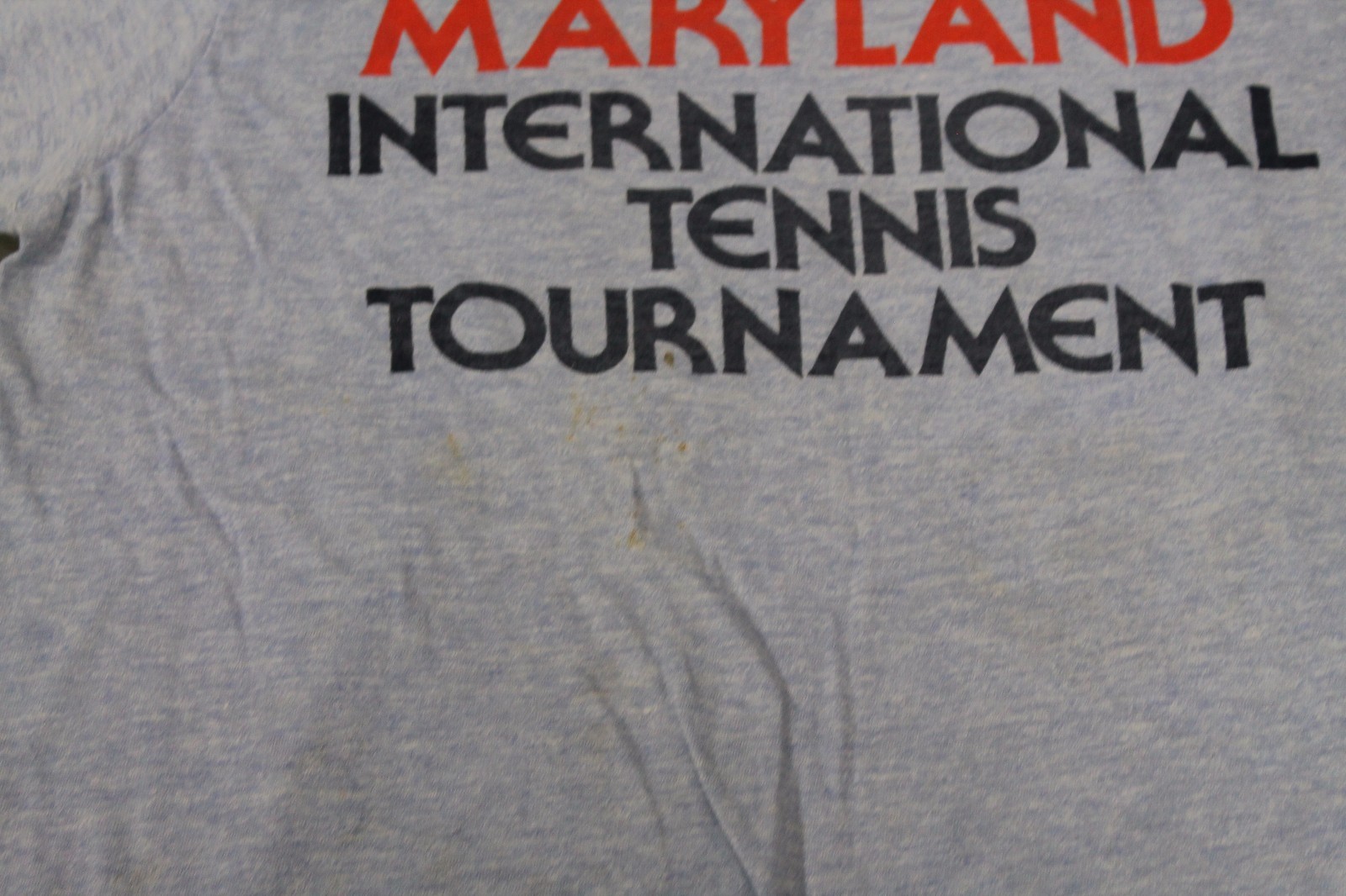 Original VTG 1978 Ocean City Maryland International Tennis Tournament T-Shirt L