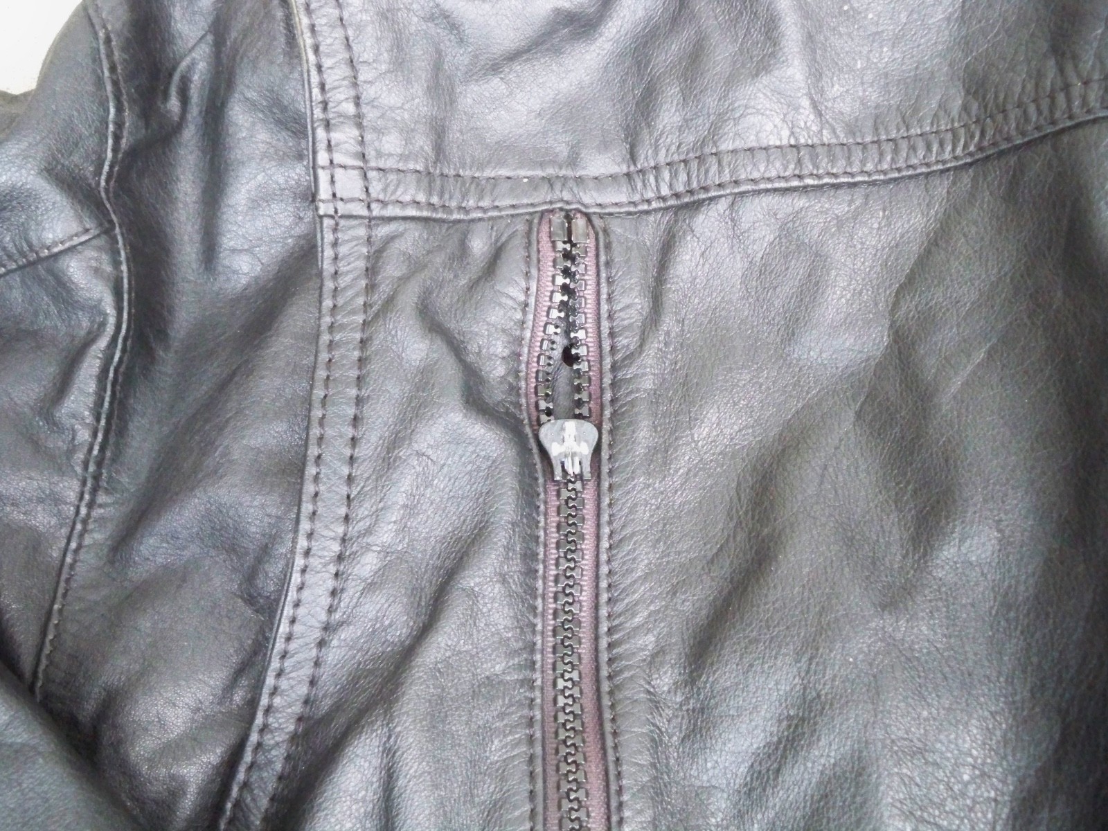 Vtg Hein Gericke Womens Leather Motorcycle Racer Riding Cafe Jacket Coat Biker 6