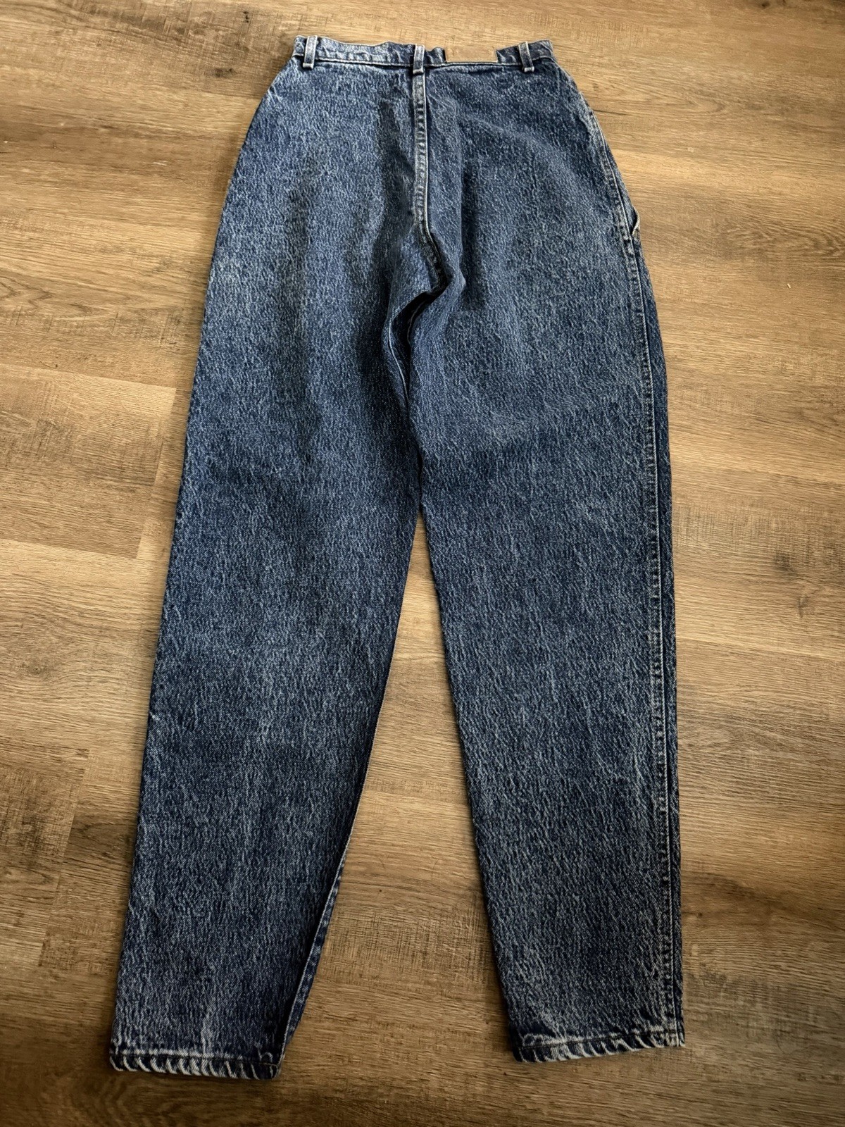 Lee Women’s Vintage High Waist Pleated Jeans 5 MED 25×32 Blue 100% Cotton