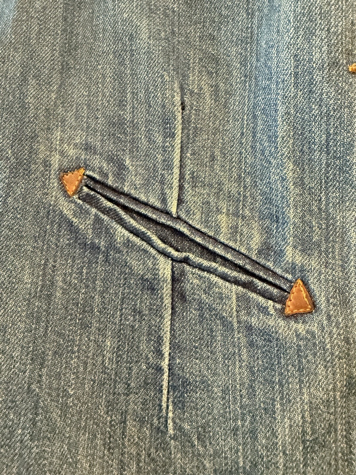 Vintage 70s Ralph Lauren Western Wear Denim Vest 1970s RRL Country Southwest USA