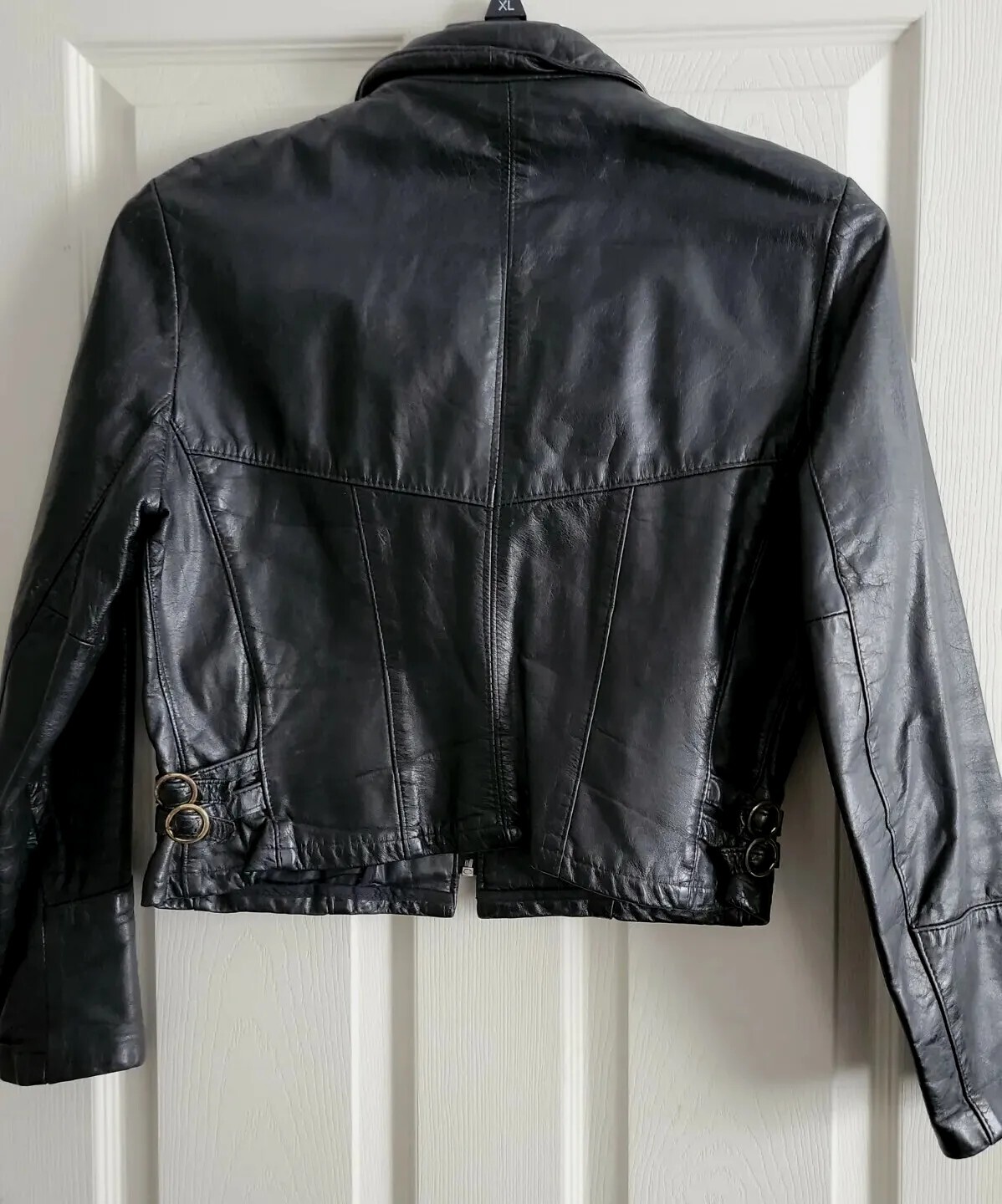 1980 Soft Leather M 38 Black Cafe Racer Clean Rare Lightweight Jacket 38X21 Vtg