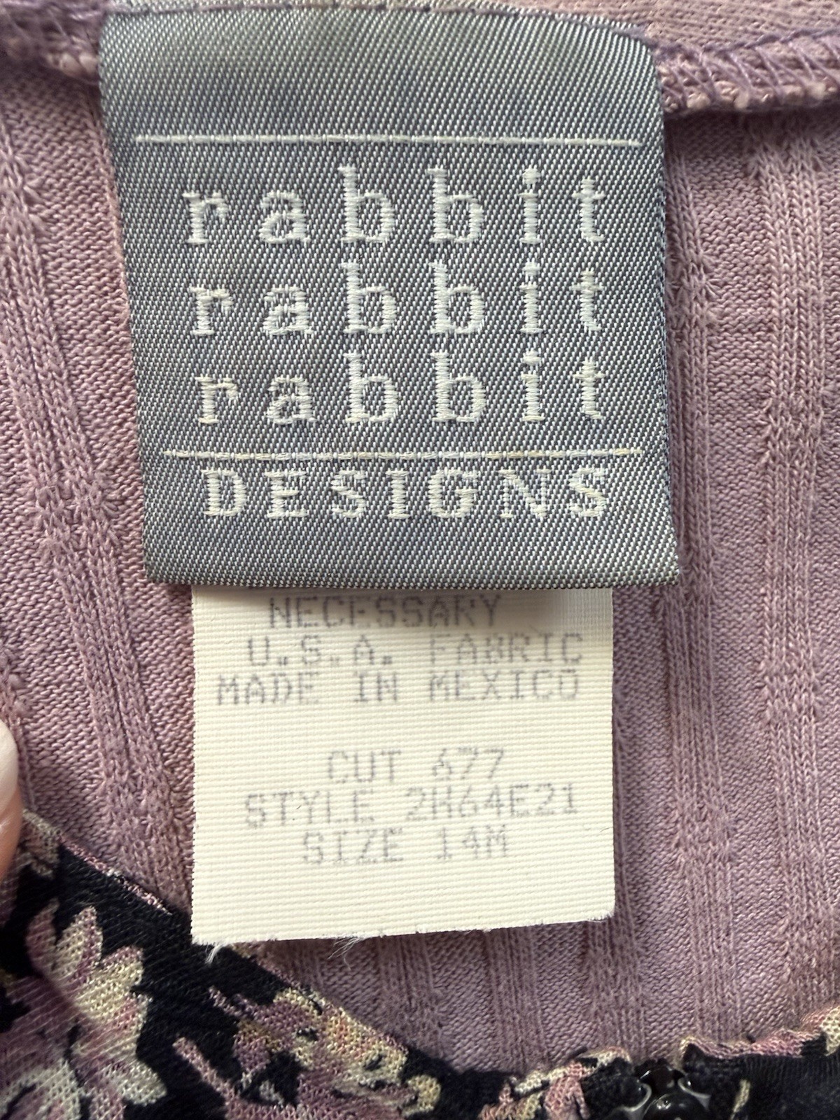 Vintage 90’s Y2K Rabbit Rabbit Rabbit 2 Pc Floral Maxi Dress & PINK Cardigan 14