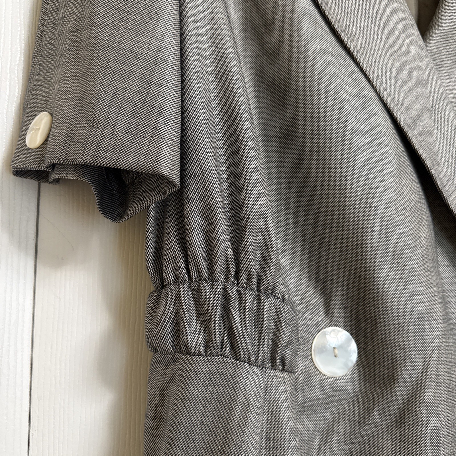 VTG~Louis Feraud~Germany Made~Viscose/Silk Wrap Lined Dress size 44EUR/12US