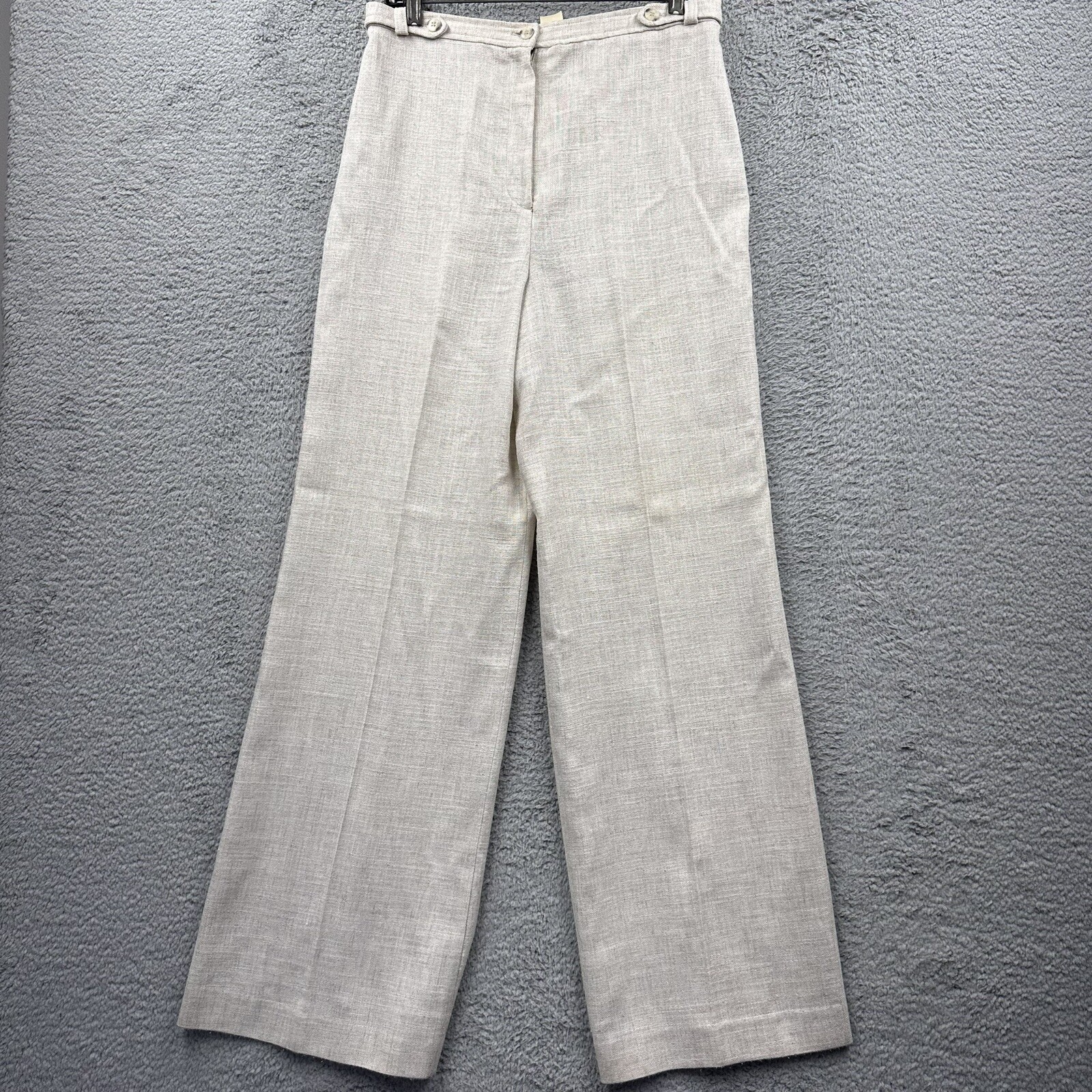 Vintage Inner Visions by Ship 'n Shore Brown Tweed Women’s Pants 30×32 70s