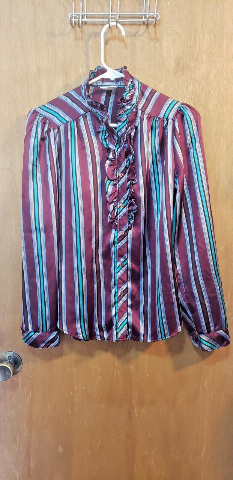 Beautiful Vintage Langtry Ltd. (Vanderbilt Shirt Co) Blouse – L