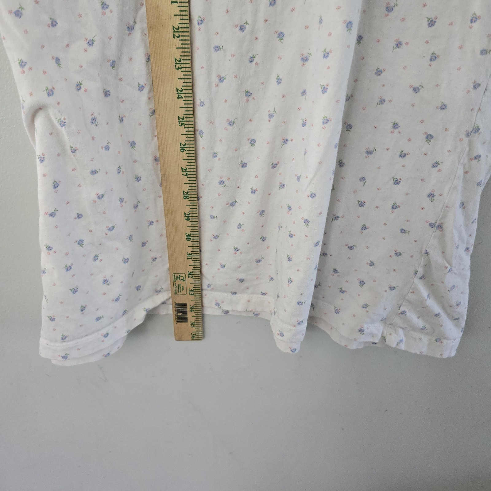 VTG 90s Nightgown Nap Dress Feminine Ditsy Floral Lace Cottagecore Grandma Sz L