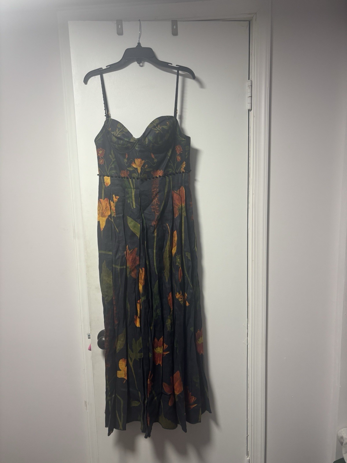 Women’s Navy Blue Floral Maxi Dress