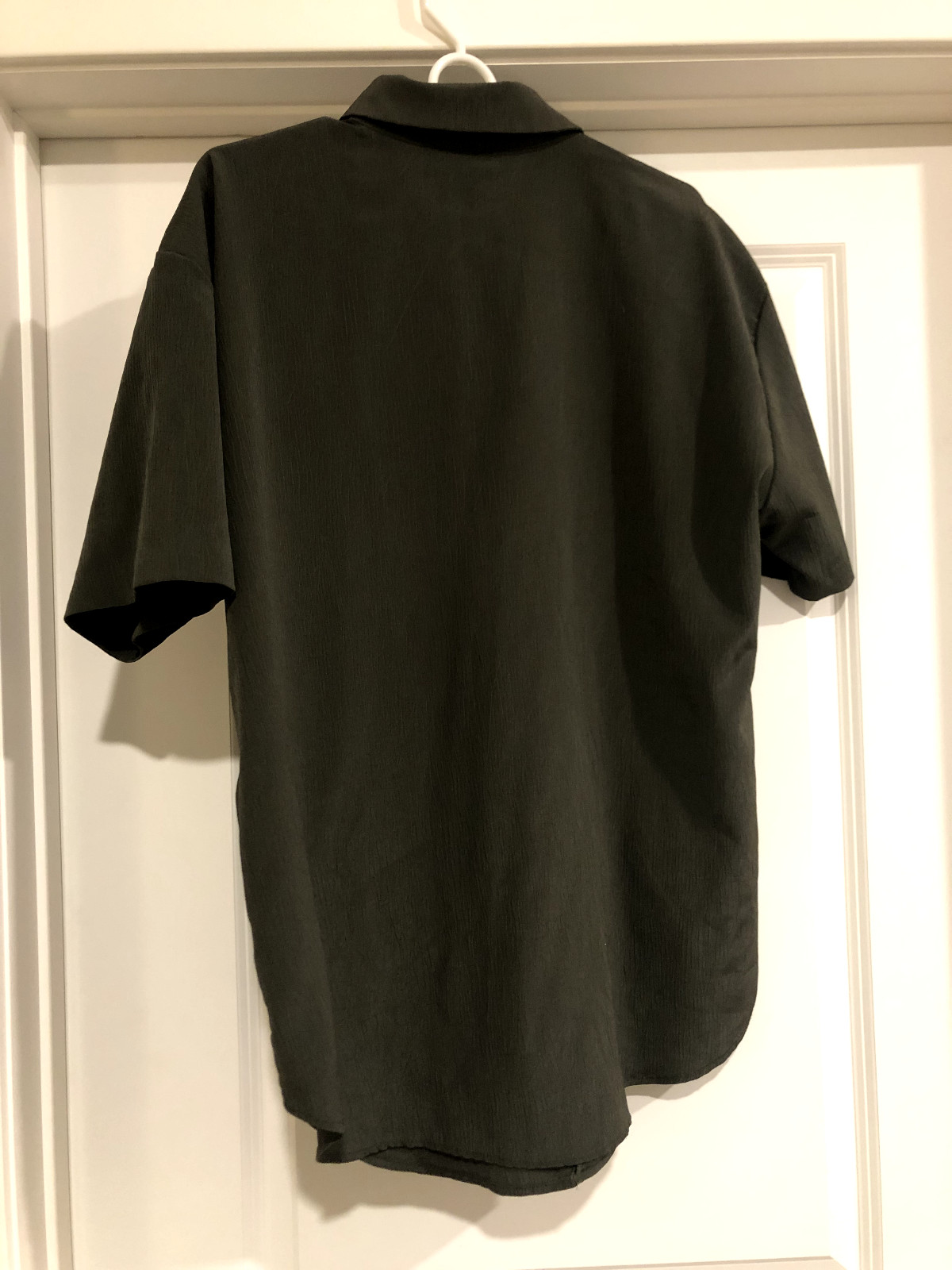 Pride and Joy Vintage Green Button Up Blouse with Shoulder Pads, Size 16W