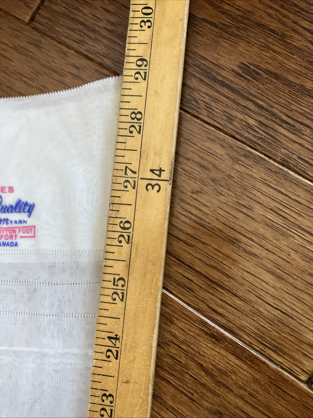 Vintage Nurses White Sheer Nylon Stockings Seamed Mercerized Cotton Foot NEW