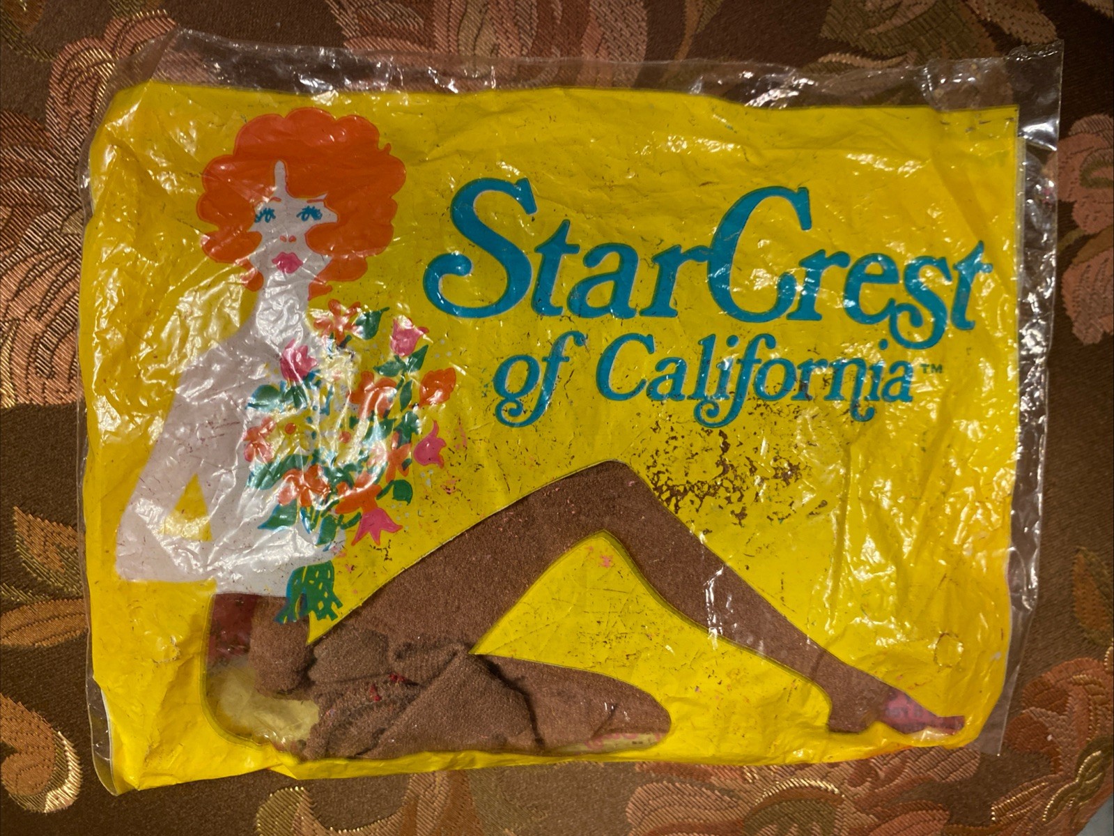 Starcrest Of California NIP VTG 1973 Pantyhose Wom M 110-140 lbs., Color: Spice