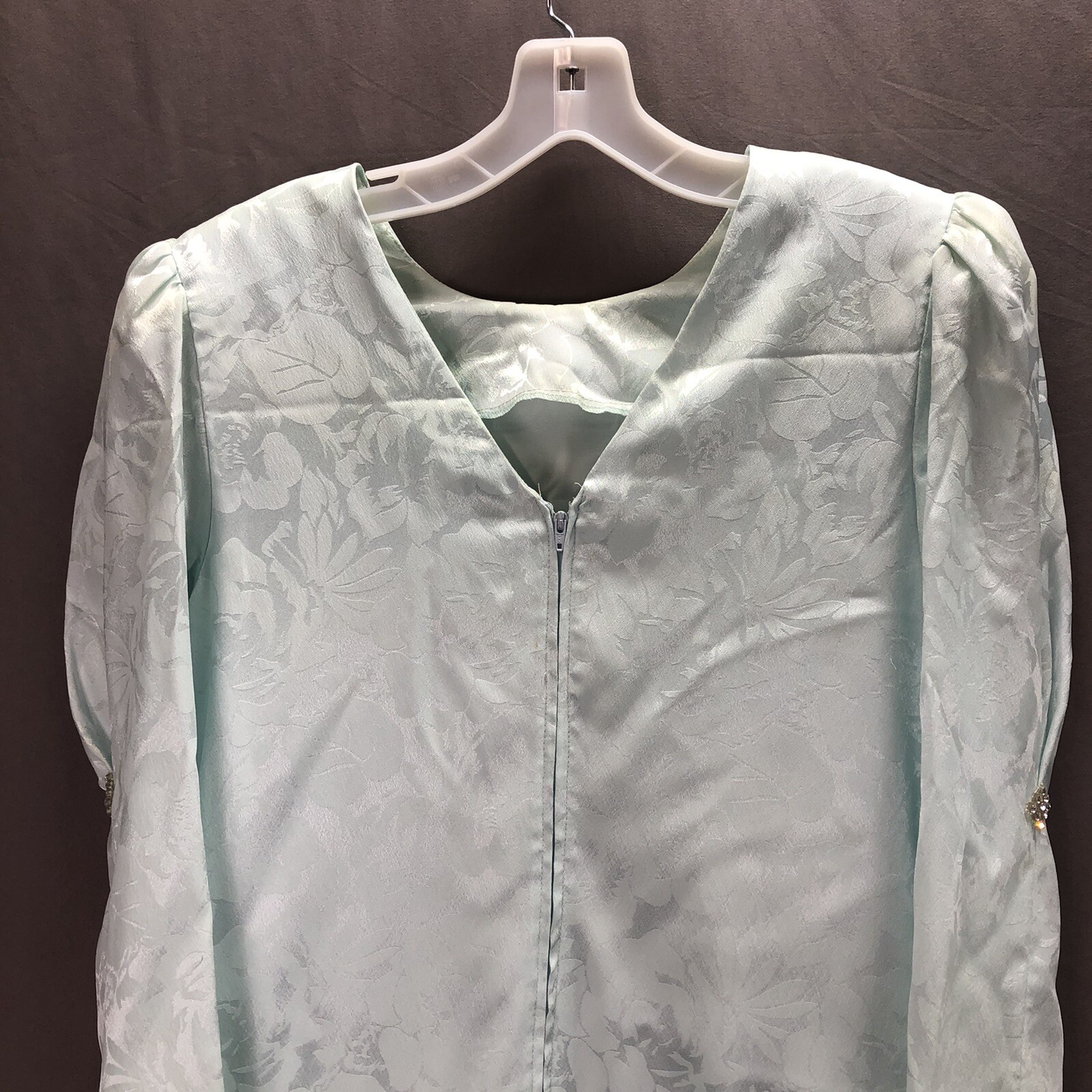 VINTAGE MICHAEL MARCELLA LTD BARBARA CHODOS PALE BLUE FANCY DRESS SIZE 12