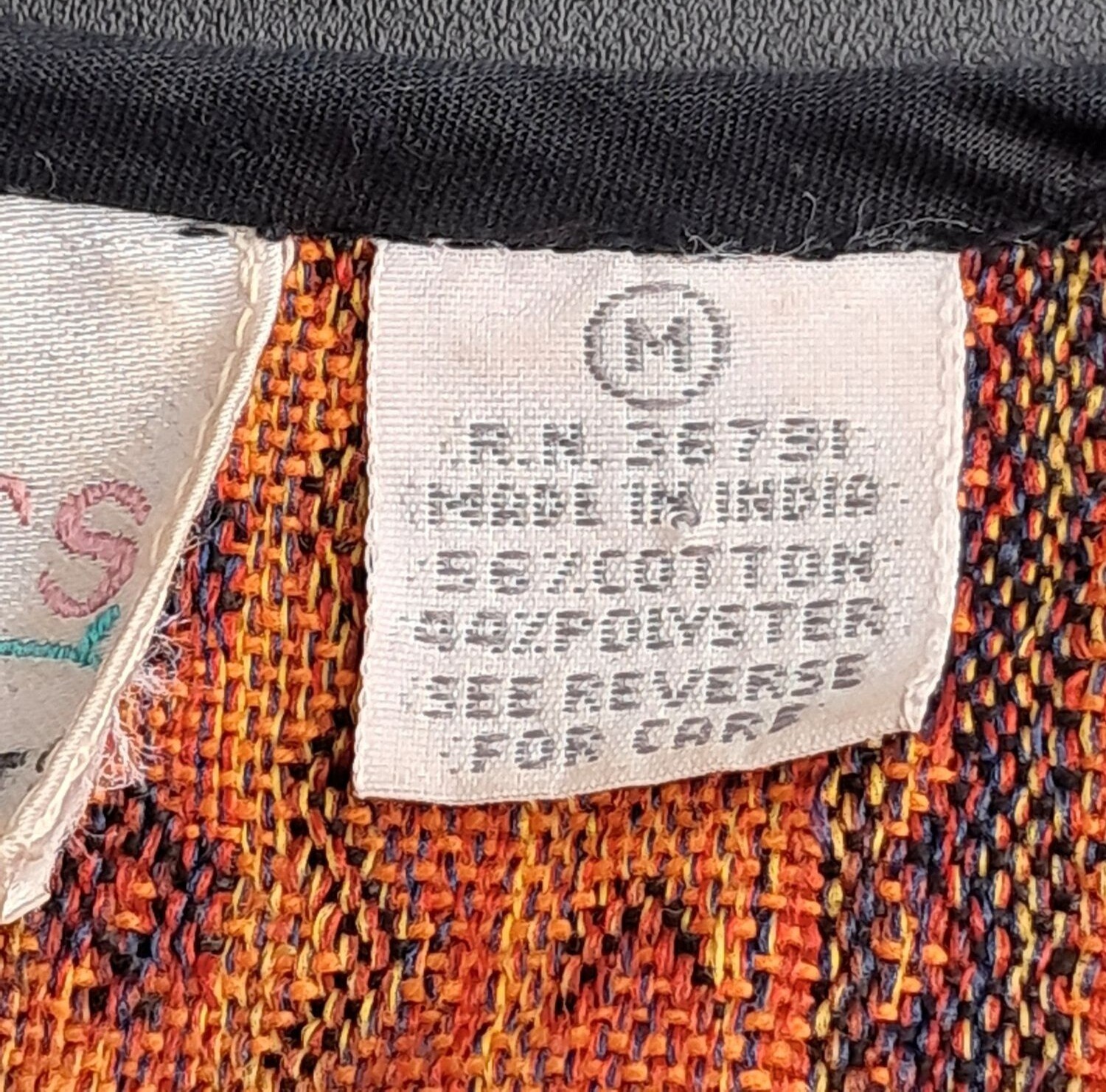 Passports Pier 1 Imports Jacket Womens Medium Multicolor Vintage Tapestry Boho