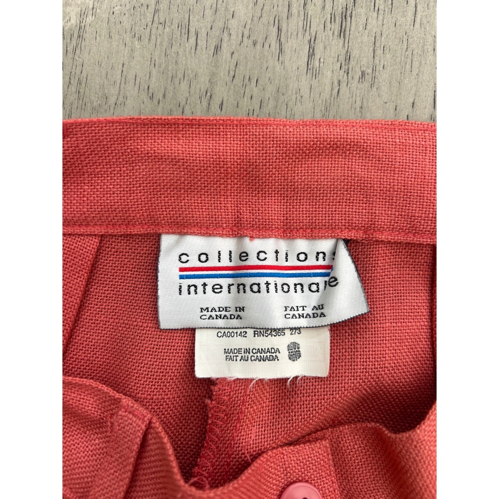 Vintage Collection Internationale Coral Pink Pleated High Waist Trousers Size 6