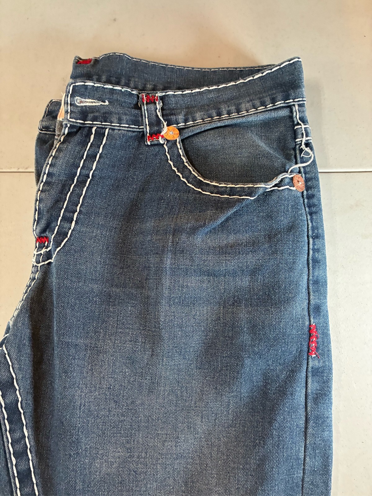 True Religion Ricky Super T Jeans Great Pair Super Look 36 Waist
