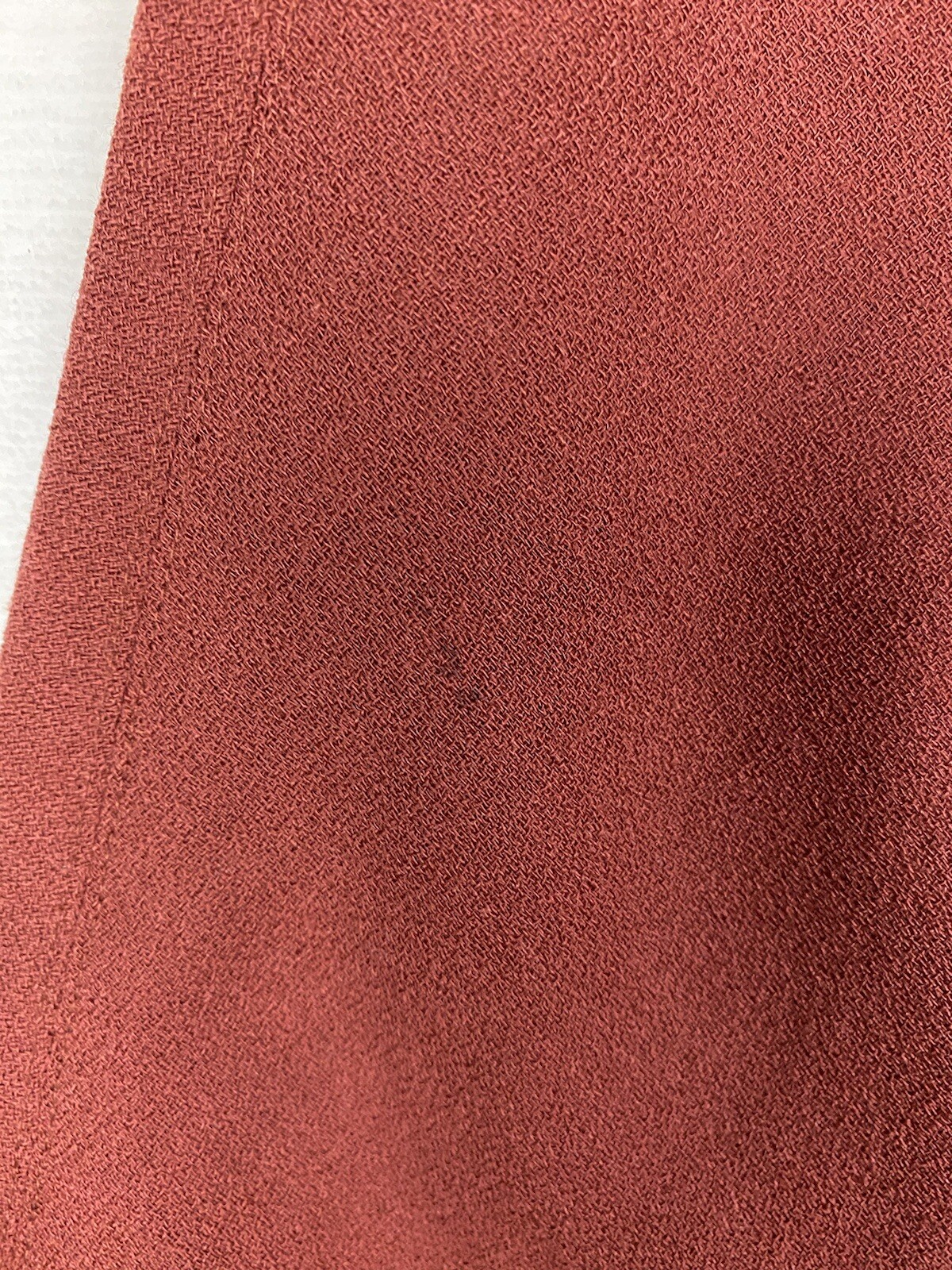 Vintage Caroma Andree Devlin Dress Womens 10 Maroon 100% Pure Wool Career Office