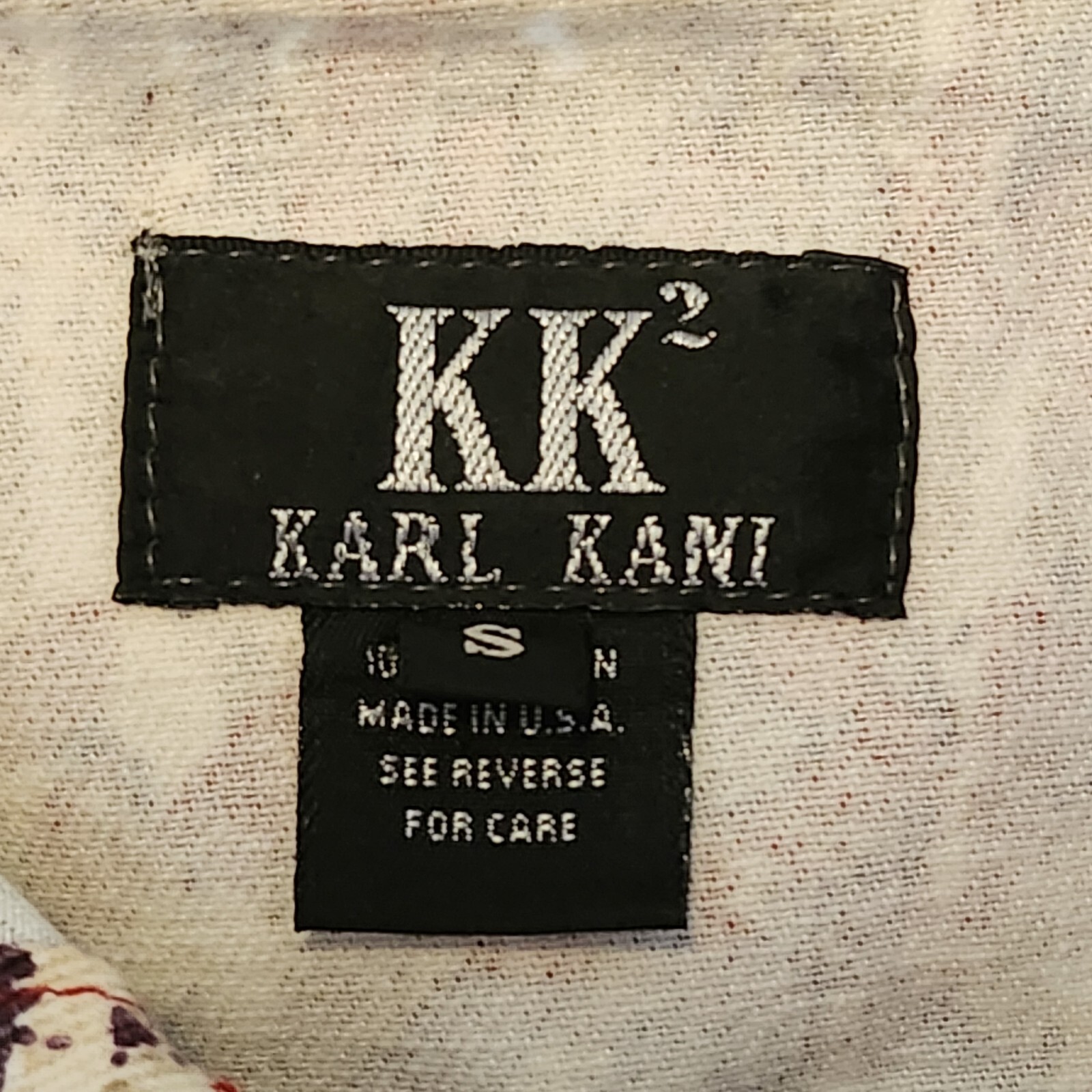 Vintage Karl Kani 90s Name Print Two Piece Jacket and Pant Set XS