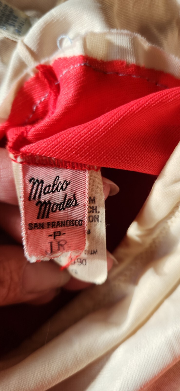 VTG 60’s MALCO MODES RED CHIFFON RUFFLED TIERED PETTICOAT SLIP USA Vanity Fair S