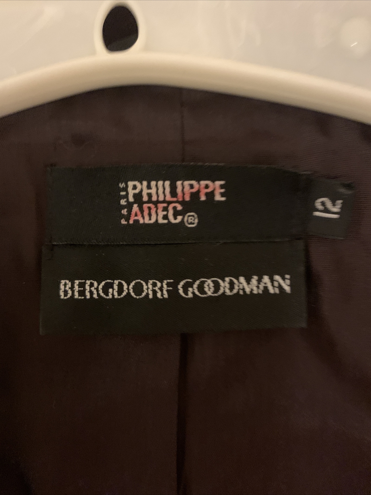 Vintage Velvet Blazer by Bergdoff Goodman & Philippe adec Womens Size 12