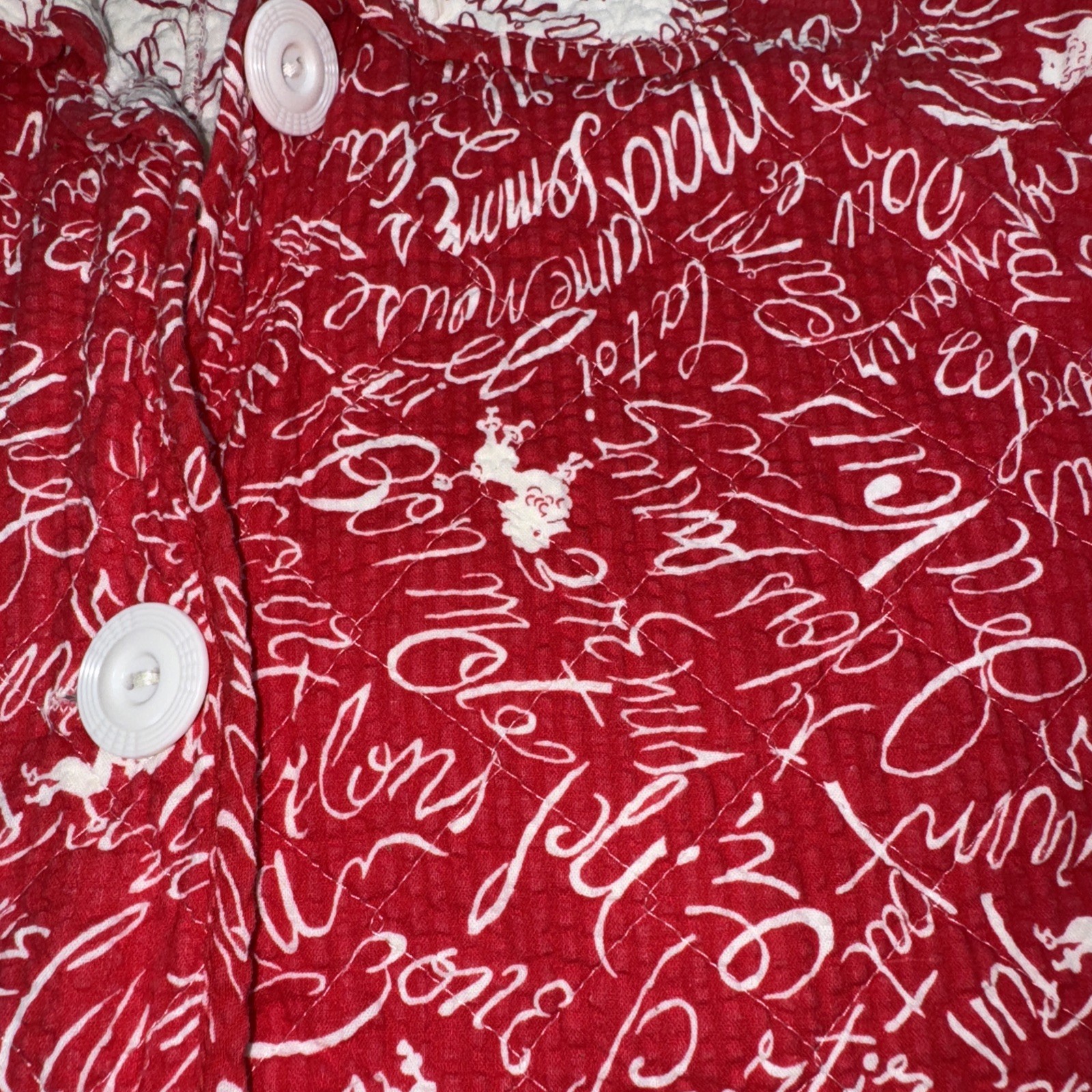 Vintage Red, White Rothley Quilted Jacket 1960’s Or 1970’s???