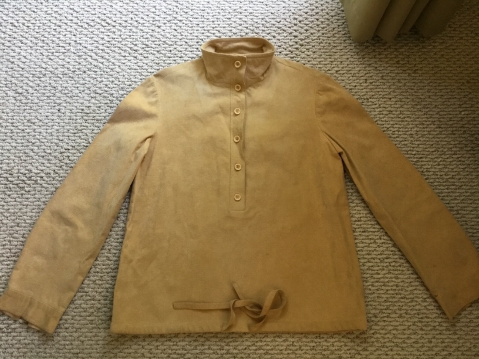 VINTAGE I MAGNIN STANLEY SHERMAN TOP FAUX SUEDE WOMEN SIZE S/M