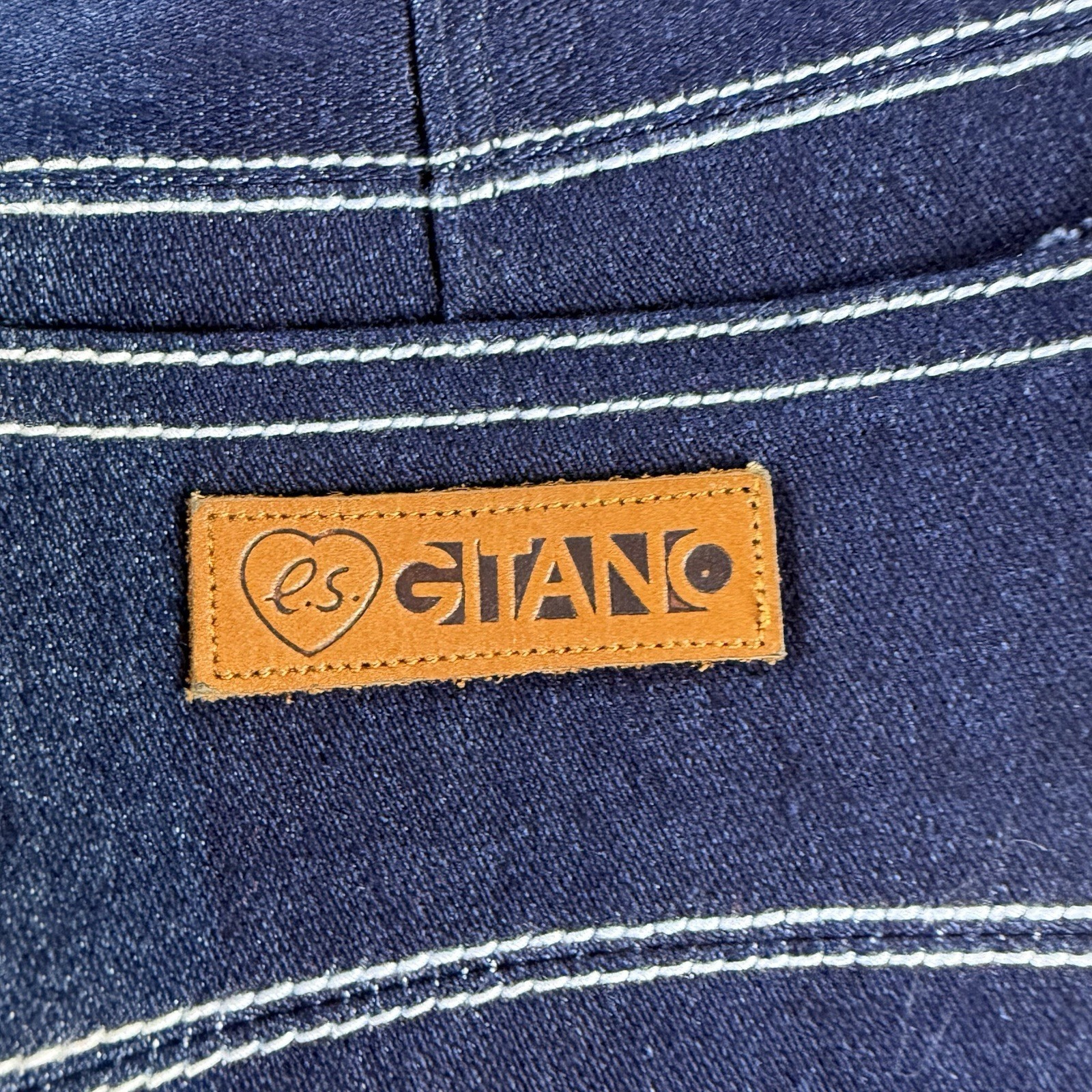VTG Gitano PS Jeans Womens 10 NOS Dark Wash Straight Leg Jeans 28×31 Deadstock