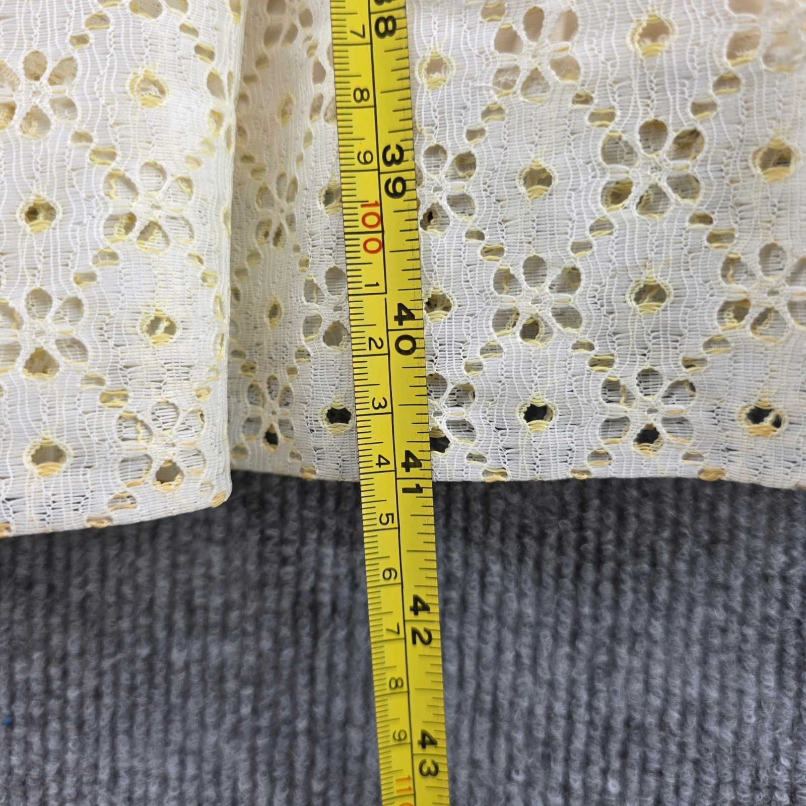 Vintage Mint Green and Cream Eyelet Lace Halter Maxi Dress with Matching Bag