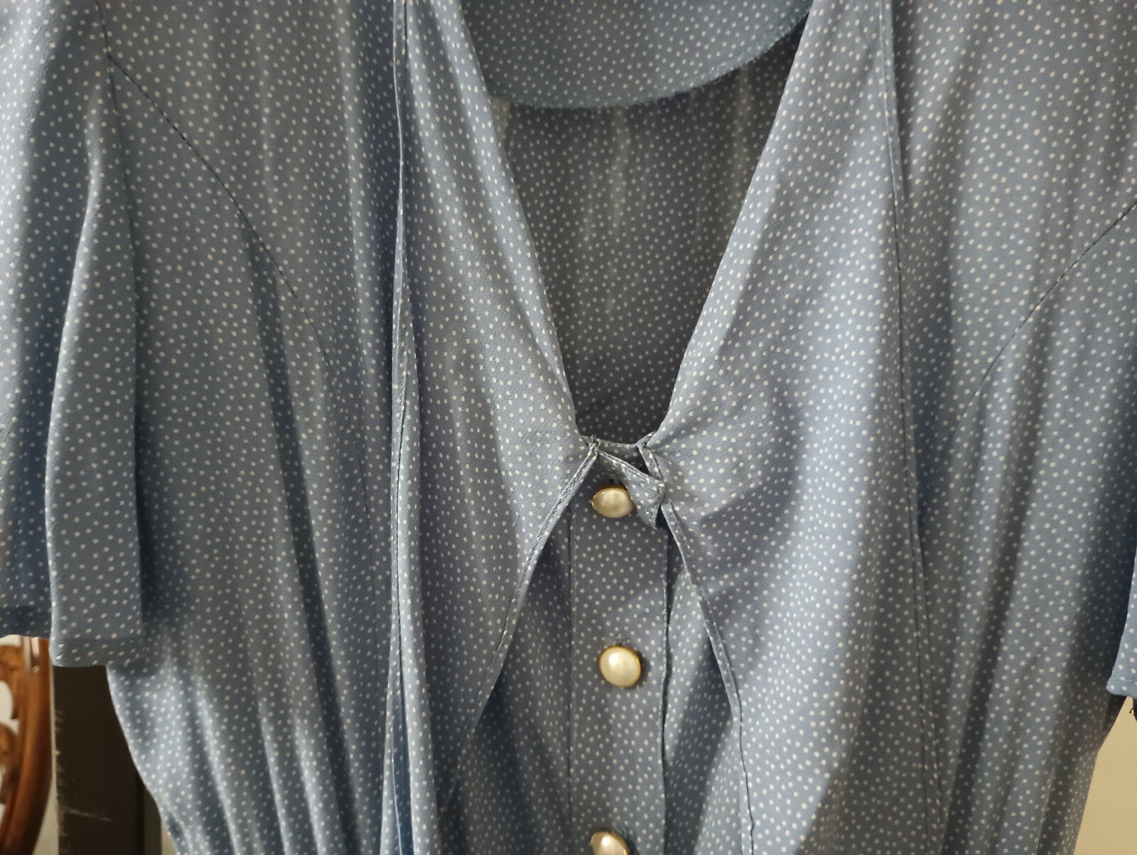 Vintage Brooks Brothers Womans Button Up Dress w/ Belt Size 10 Blue 🔥🔥