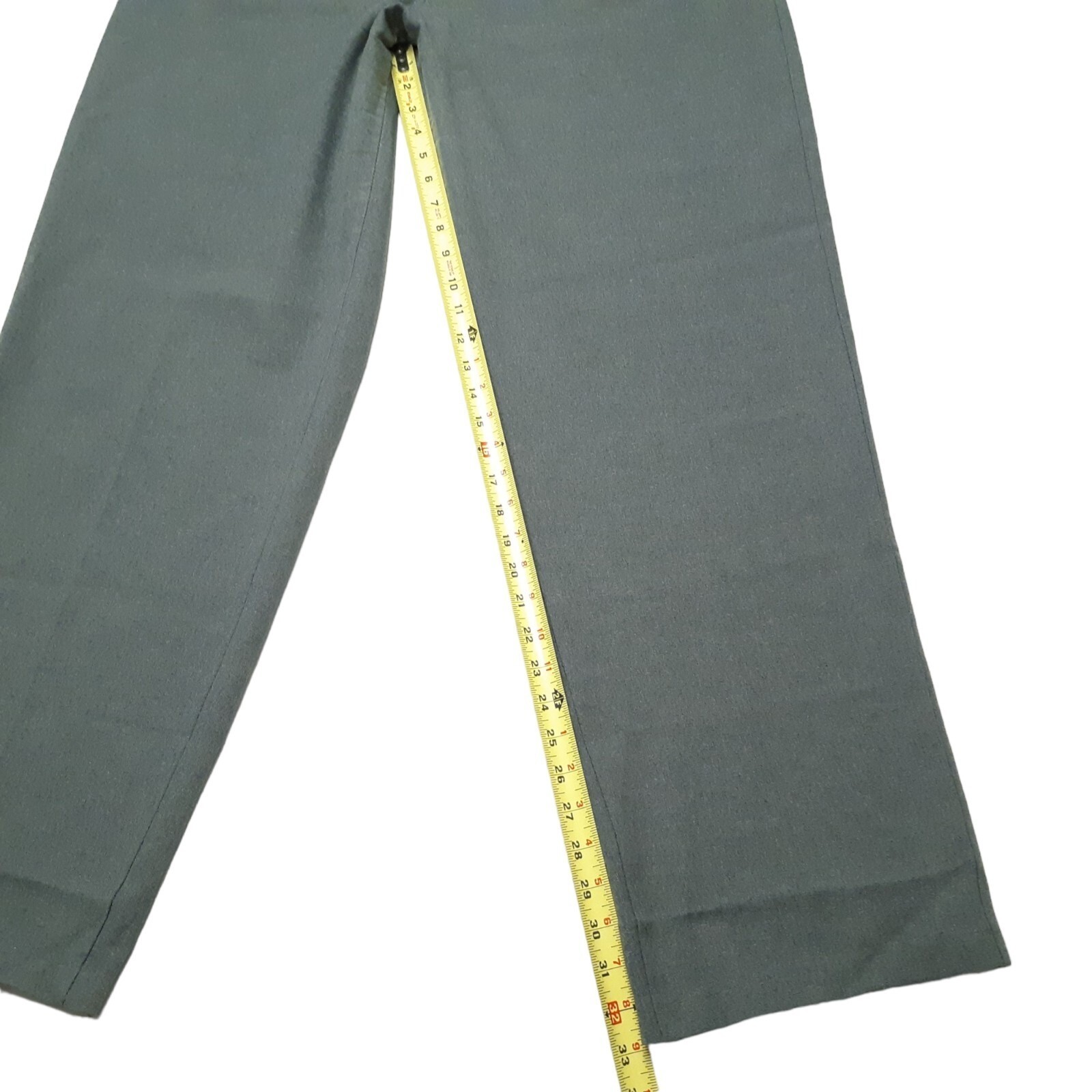 Vintage Levi Strauss Bend Over Dress Pants Womens 18 Gray Straight Leg High Rise