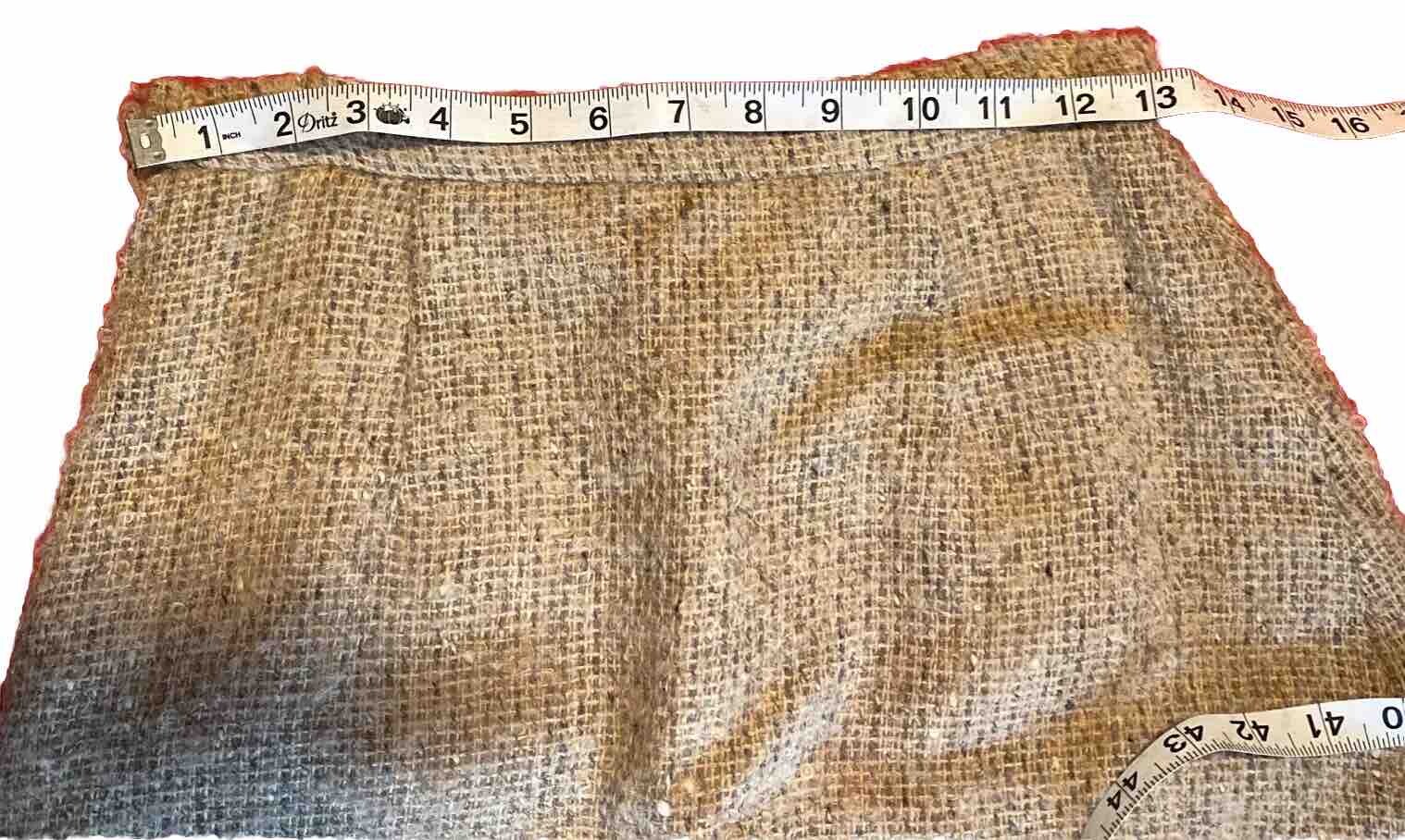 VTG Donegal Design Womens 2-Pc Mohair Wool Lined Skirt & Vest Hand Woven Ireland