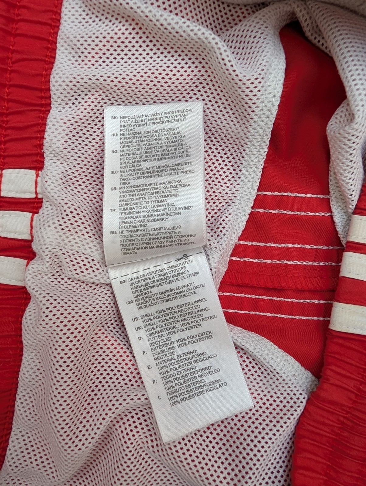 Adidas Sprinter Glanz Womens Shorts S Red Sports Vintage Football Casual Retro