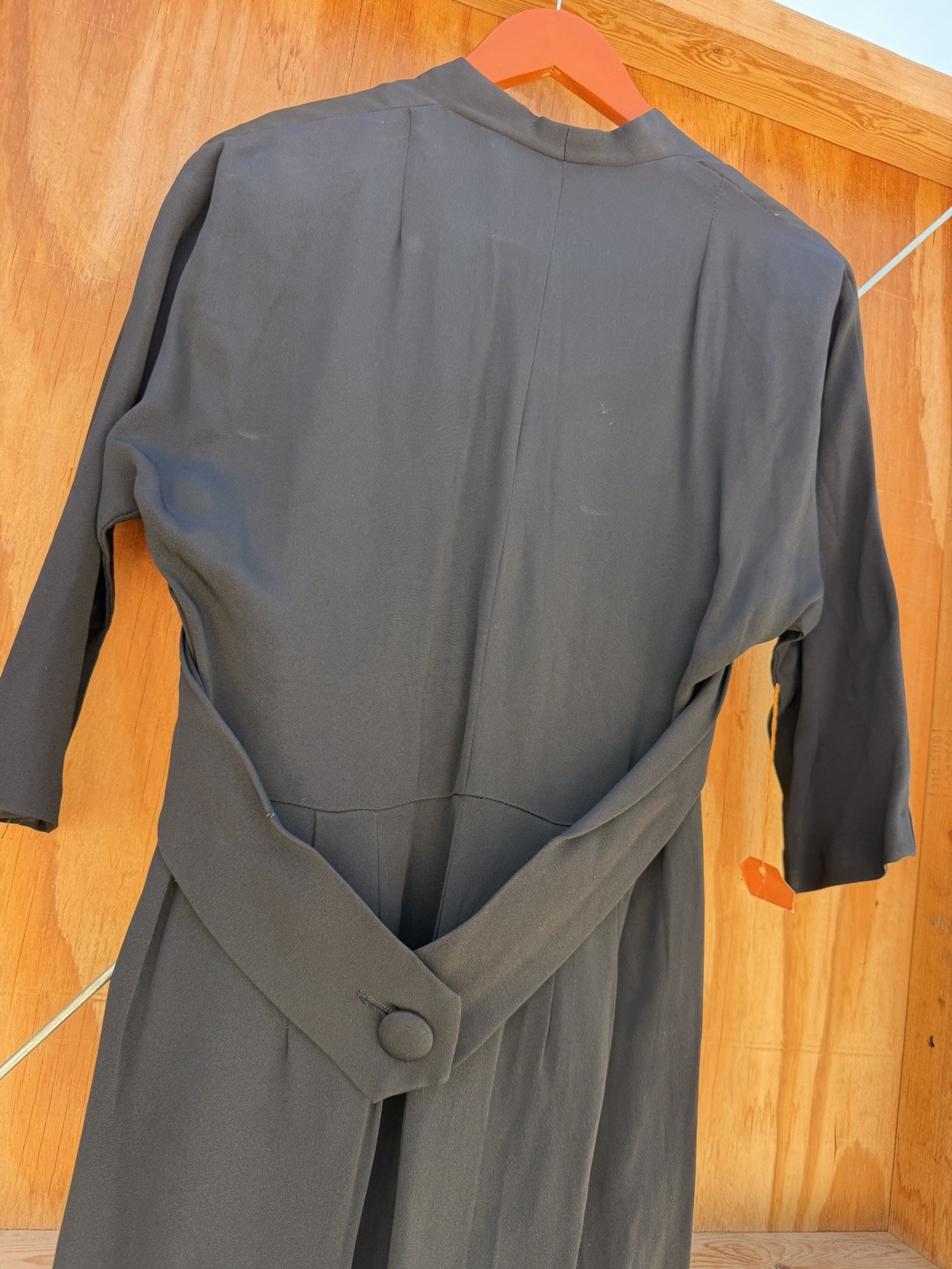 Women’s 1940s Vintage Lora Lenox Black Dress