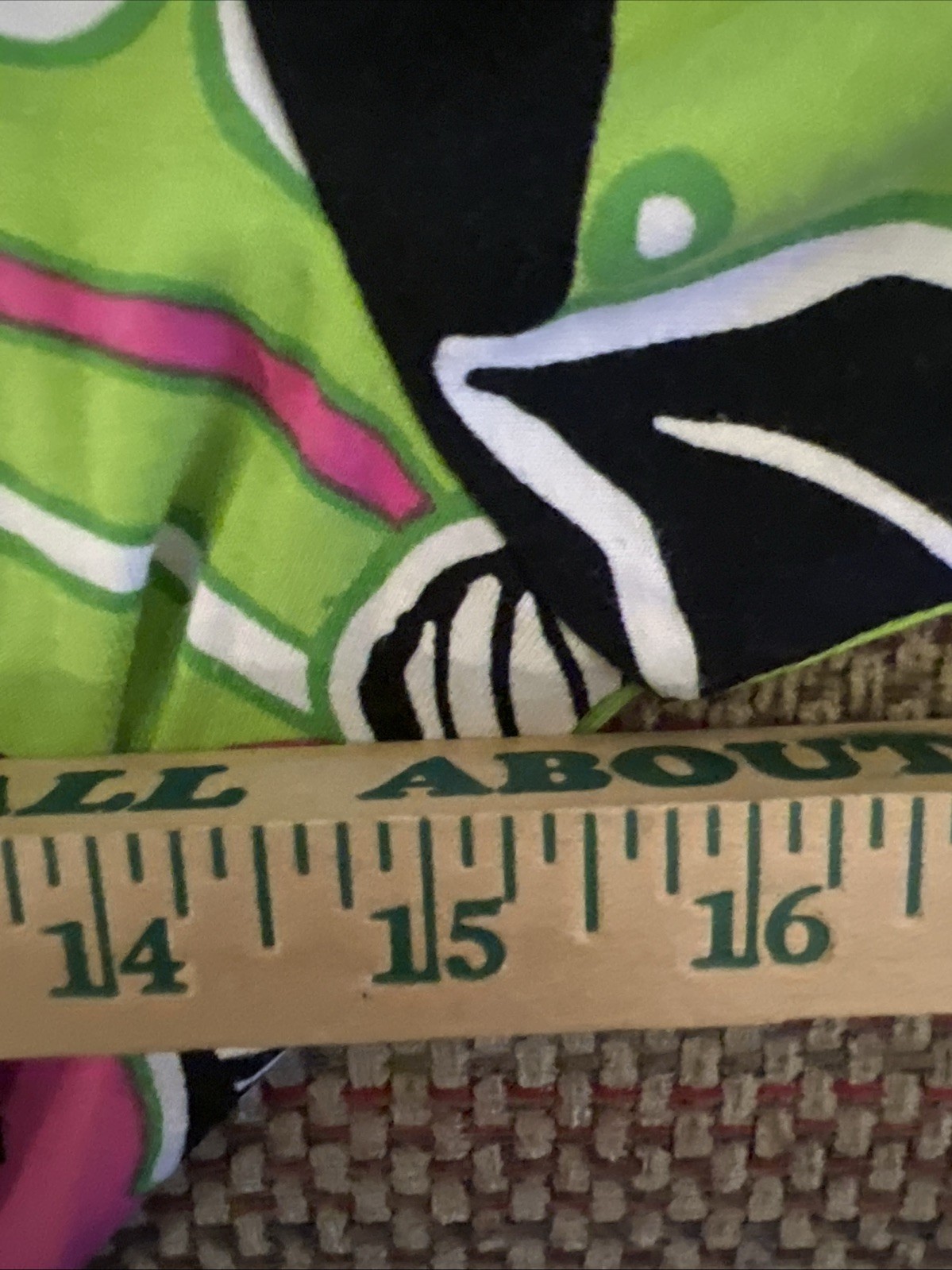 Vtg Y2K Joseph Ribkoff Artsy Quirky Statement BLK Stripe Floral slim Zip-up S 12