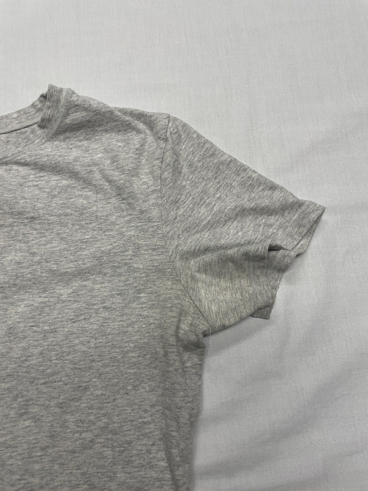 SKIMS Cotton Jersey T-Shirt in Light Gray Size M Shapewear Athleisure Kardashian