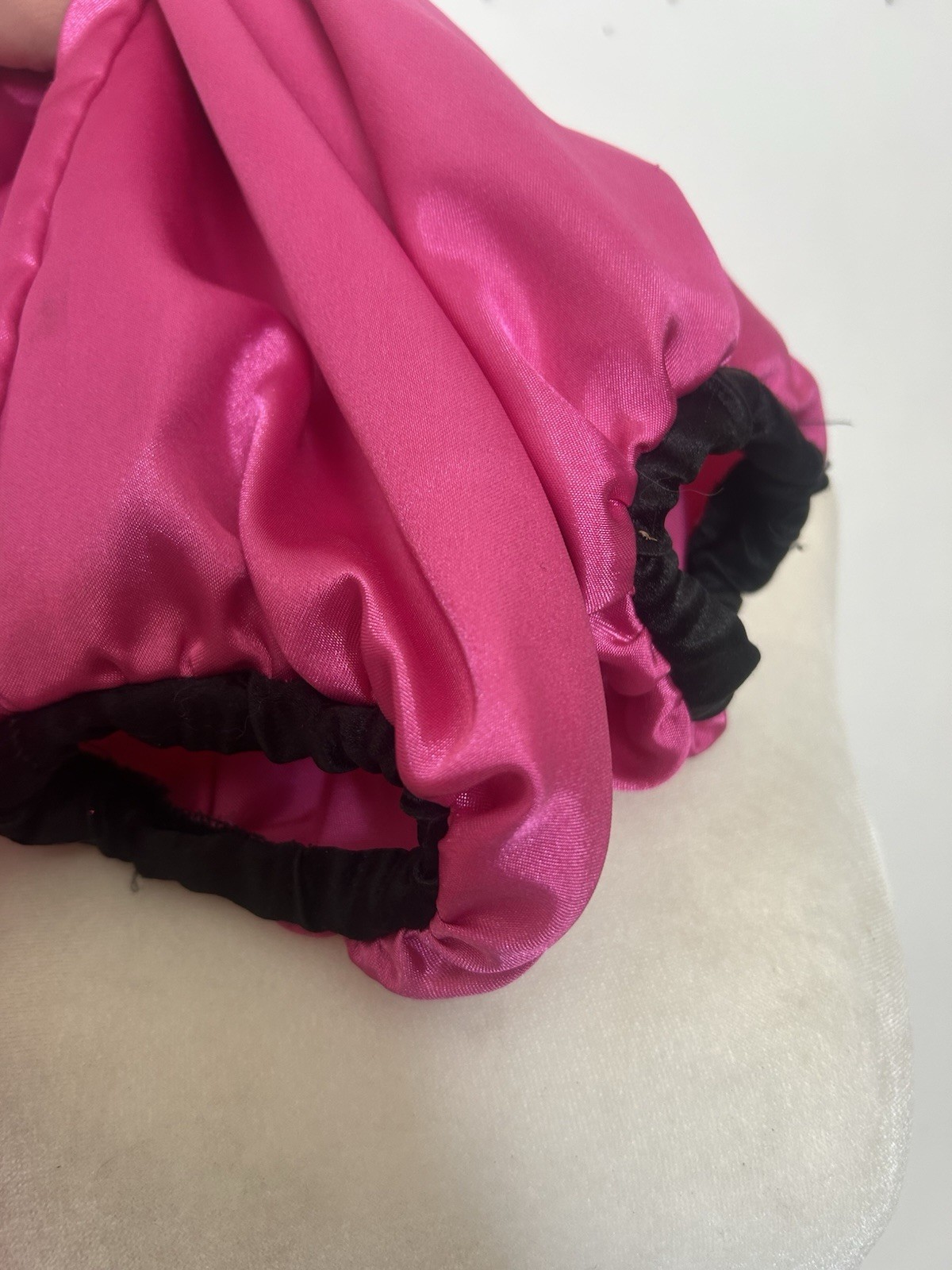 VTG 80s Skirt Suit Fuchsia Pink Corset Back Victorian Peplum Snap Skirt L 34