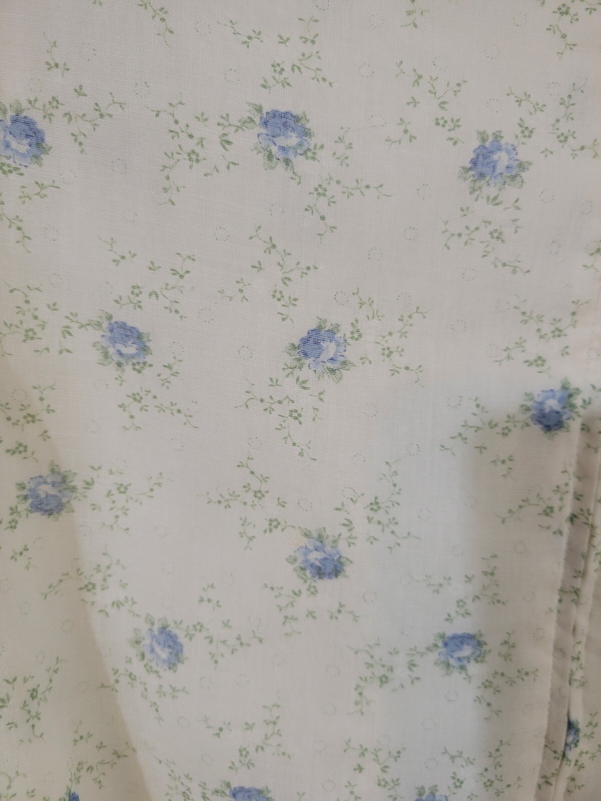 Vintage Floral Midi Fit & Flare Prairie Cottage Dress Full Circle Skirt Sz. 7/8