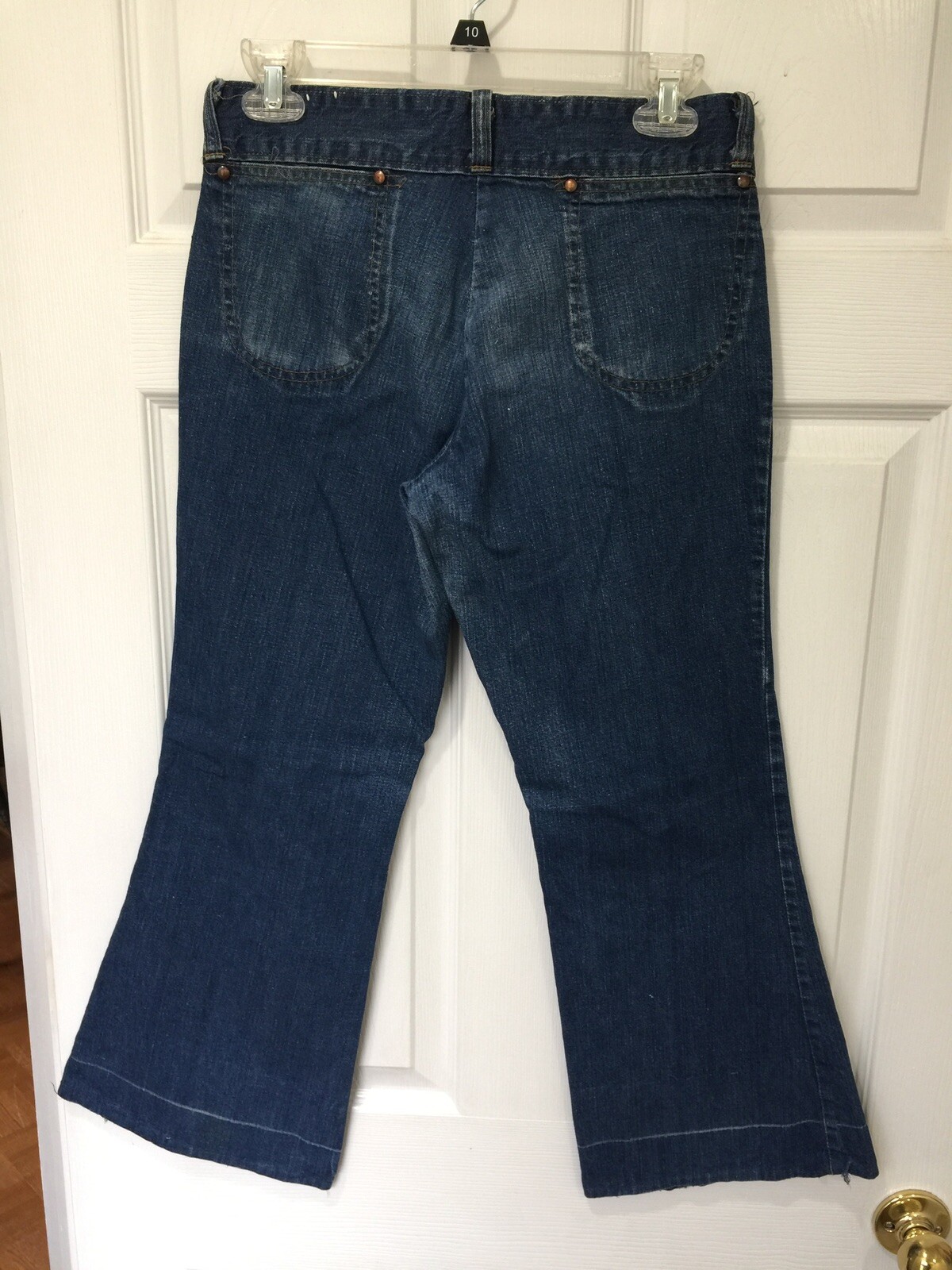 Vintage Sears Low Rise Hip Hugger Jeans 70’s Bell Bottoms Sears Roebuck Co