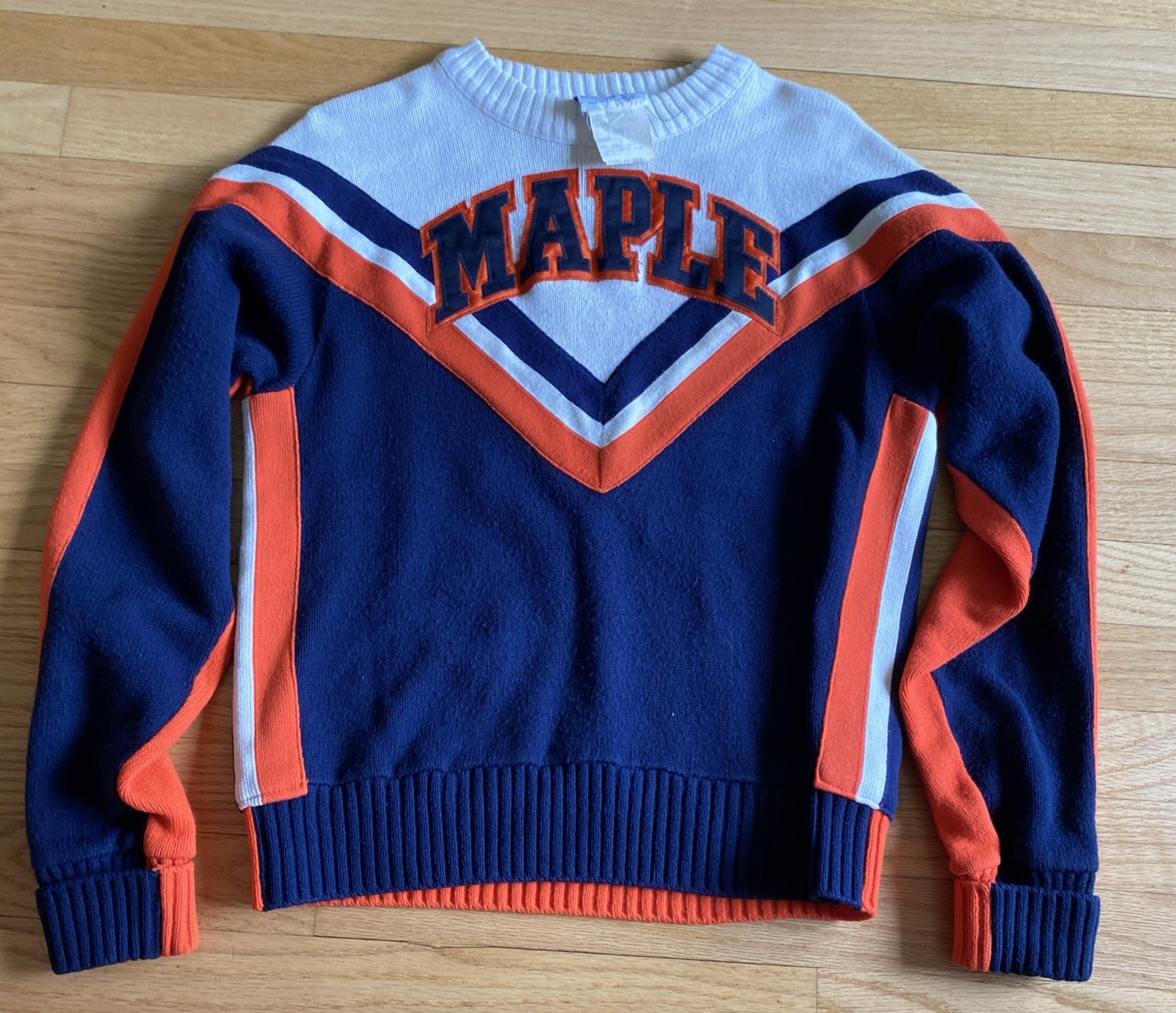 Vintage cheerleader supply sweater size 40