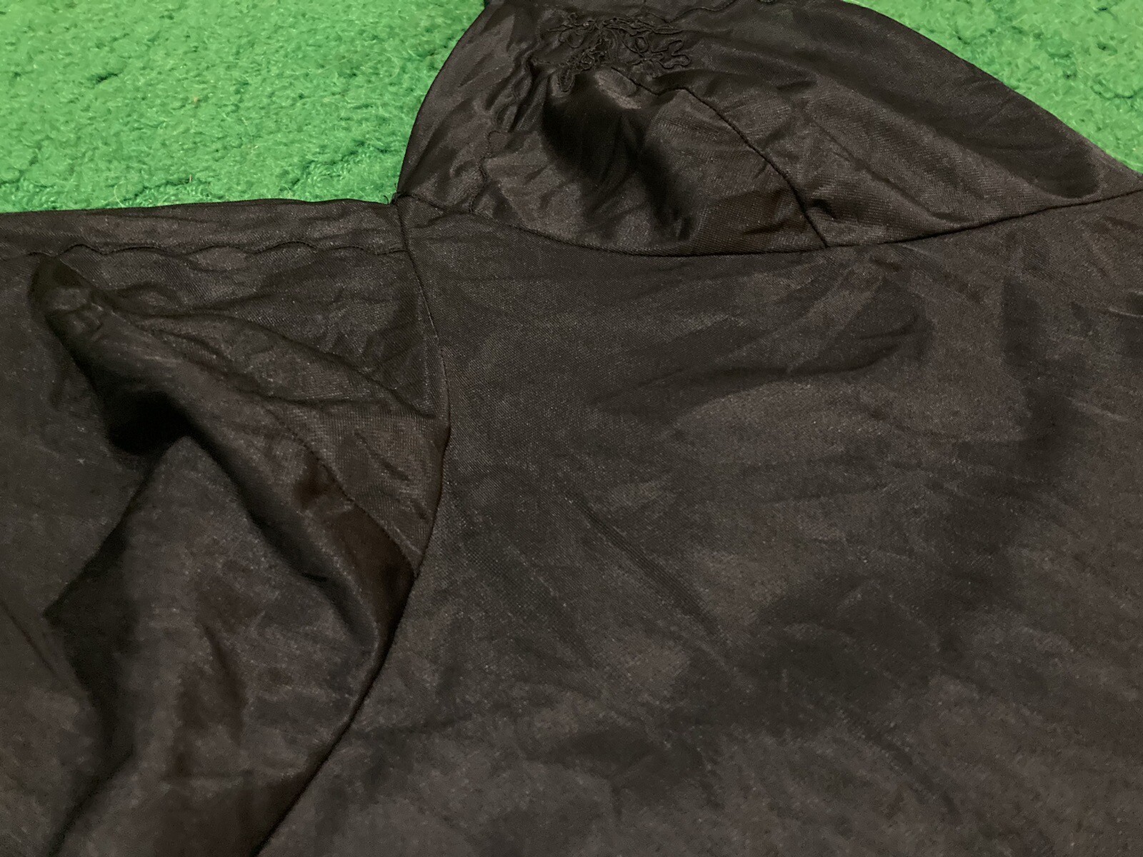 Vintage Pixiecore MCM Top Form Black Midi Slip Dress Sz. 36 Sm/Medium
