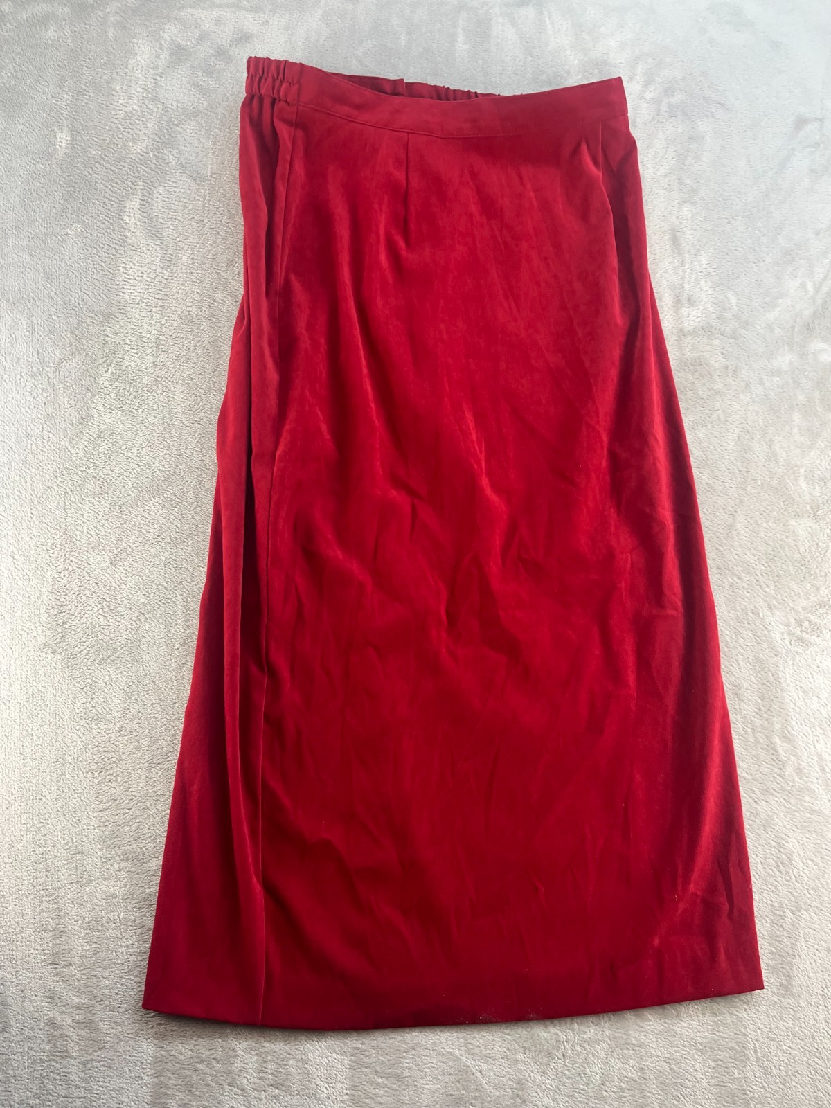Vintage Lindsey Scott Sport Pencil Skirt L Red Career Wear Preppy Classic