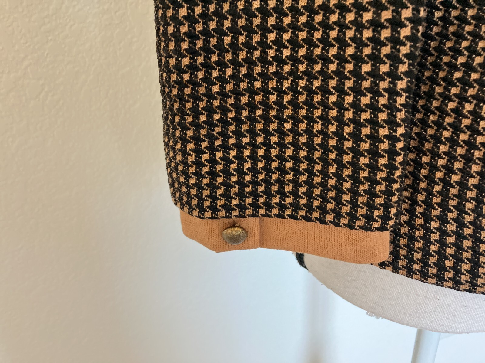 1950s Houndstooth Knit Blazer, 1960s Checkered Jacket