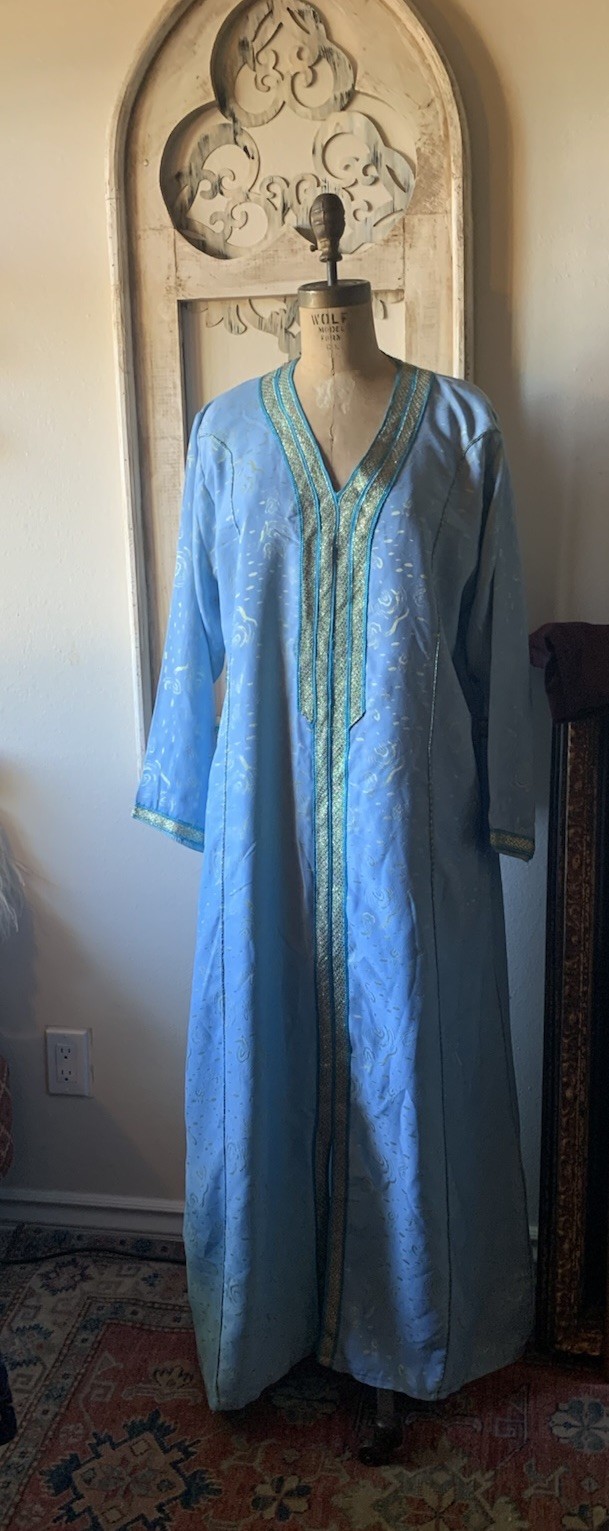 Vintage Morrocan Kaftan Dress OS