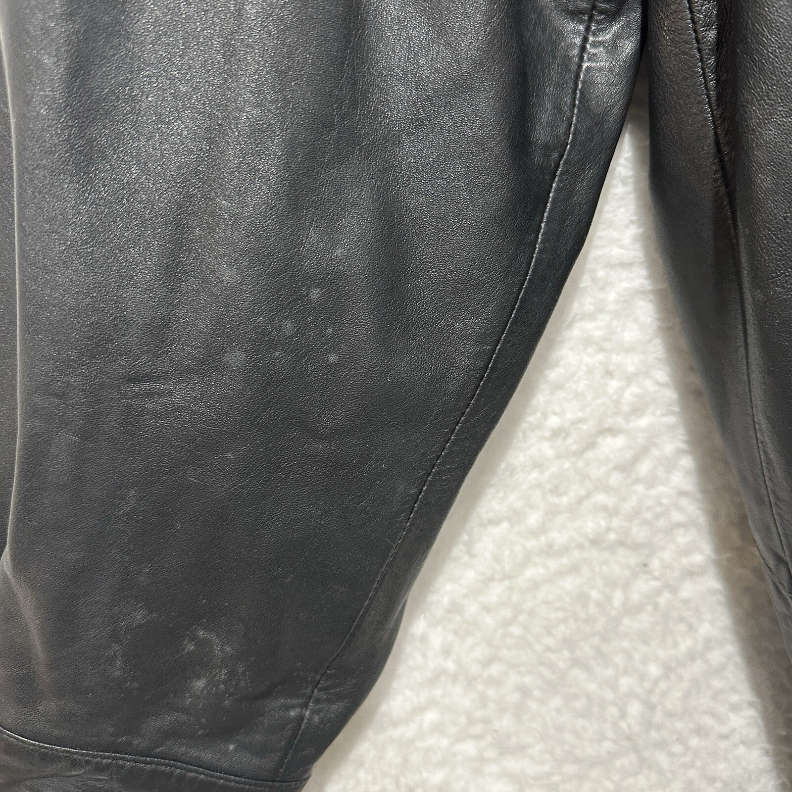 Wilson Vintage Women Thinsulate Lining Removable Black Leather Jacket Size Small
