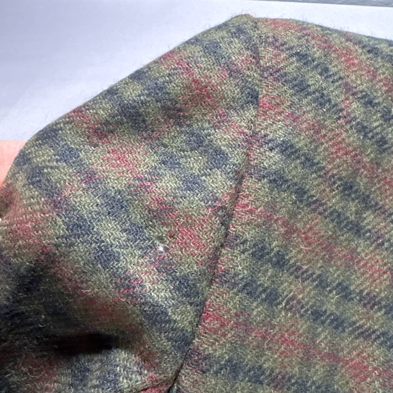 VTG Harve Benard Wool Coat Womens 16 Ukraine Dark Academia Elbow Patches Preppy