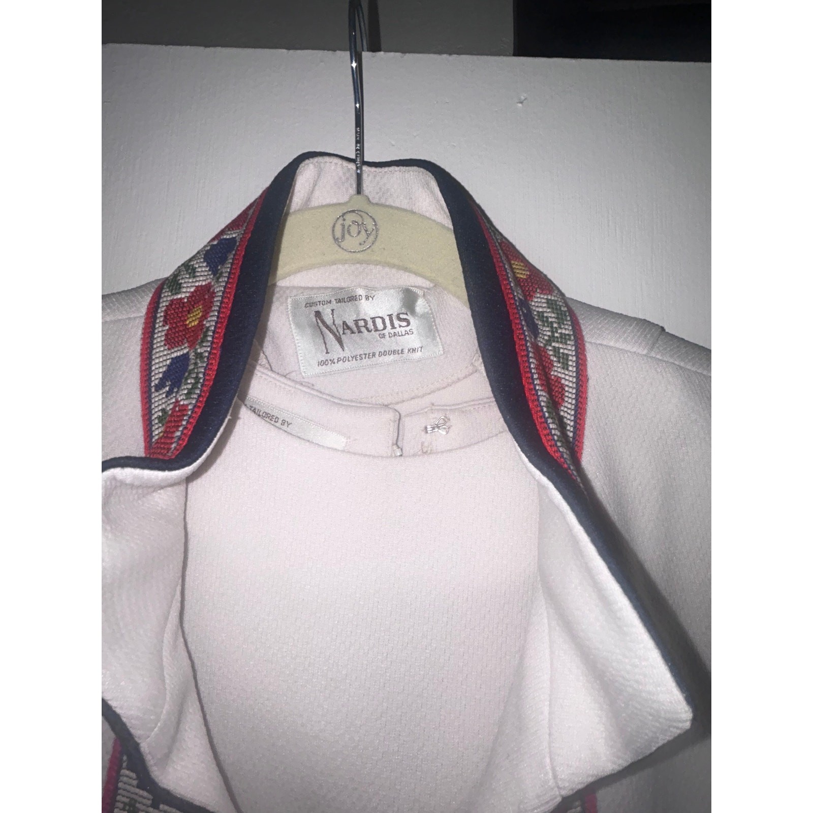 Vintage 1960s Nardis of Dallas Two Piece Dress Set | Mod Folk Embroidered Trim