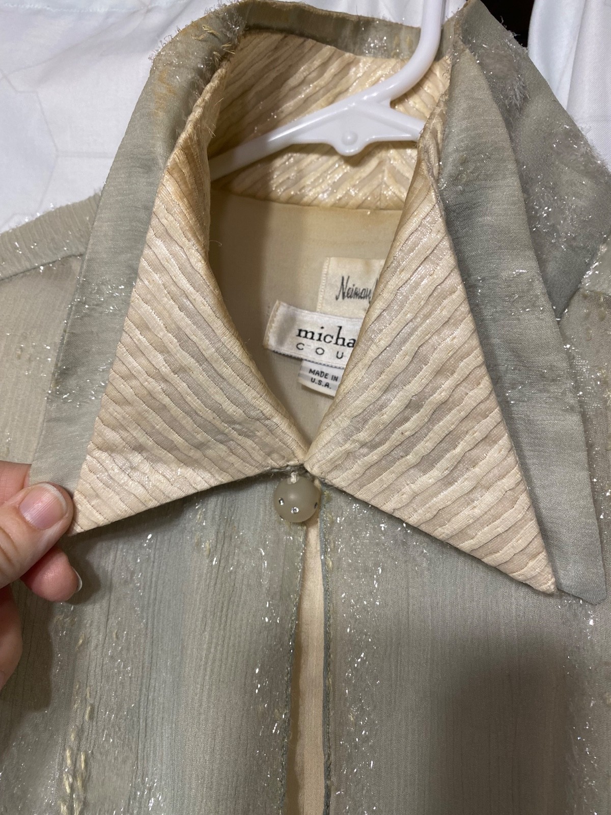 Vintage 80s Michael Casey Couture Jacket Neiman Marcus GOLDEN GIRL- DOROTHY